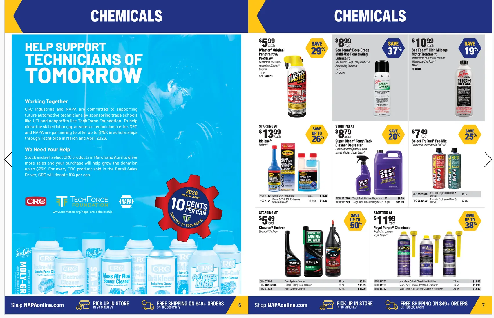 NAPA Auto Parts from April 1 to April 30 2026 - flyer page 4