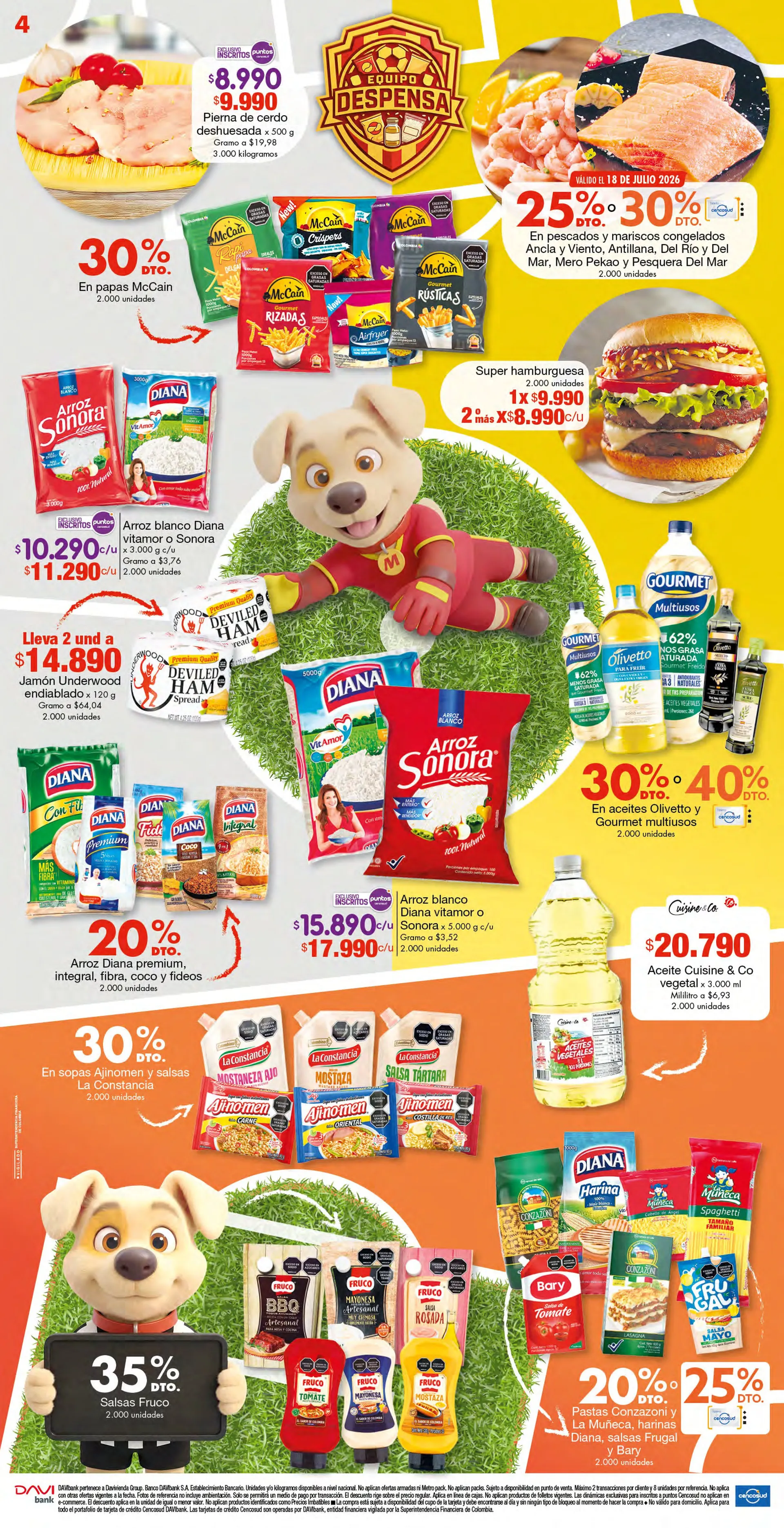 Catalogo de Metro Ofertas 15 de julio al 20 de julio 2026 - Pag 4