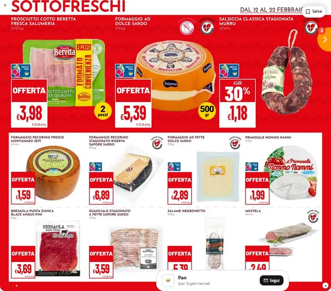  Volantini Pan da 12 febbraio a 22 febbraio di 2026 - Pagina del volantino 4