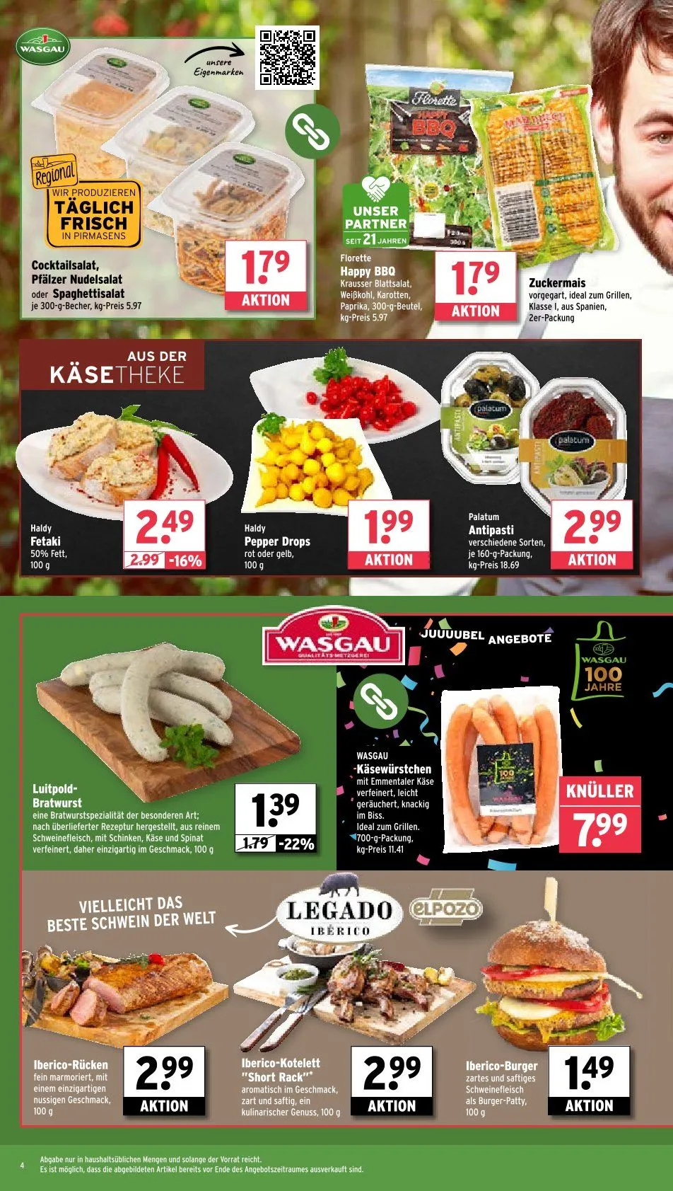 Wasgau Prospekt von 2. Juni bis 7. Juni 2025 - Prospekt seite 4