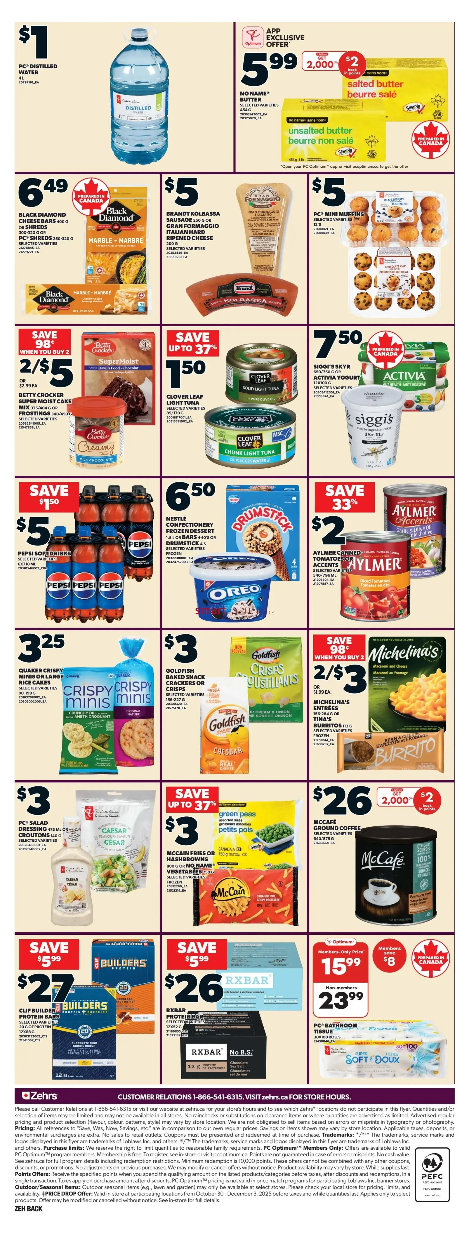 Zehrs Sales from October 30 to November 5 2025 - flyer page 4