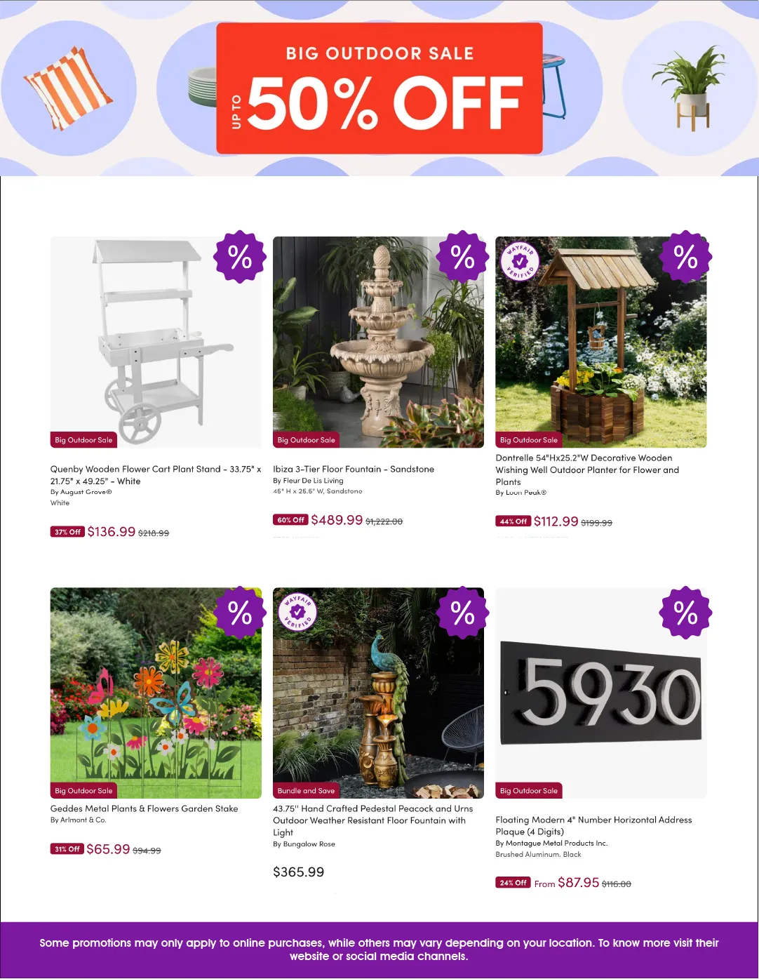 Weekly ad  Wayfair Sales from April 1 to April 20 2026 - Page 4