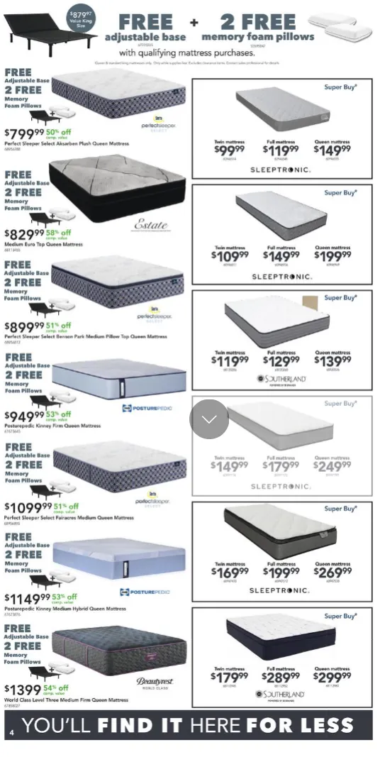 Weekly ad  Nebraska Furniture Mart Sales from February 25 to March 3 2026 - Page 4