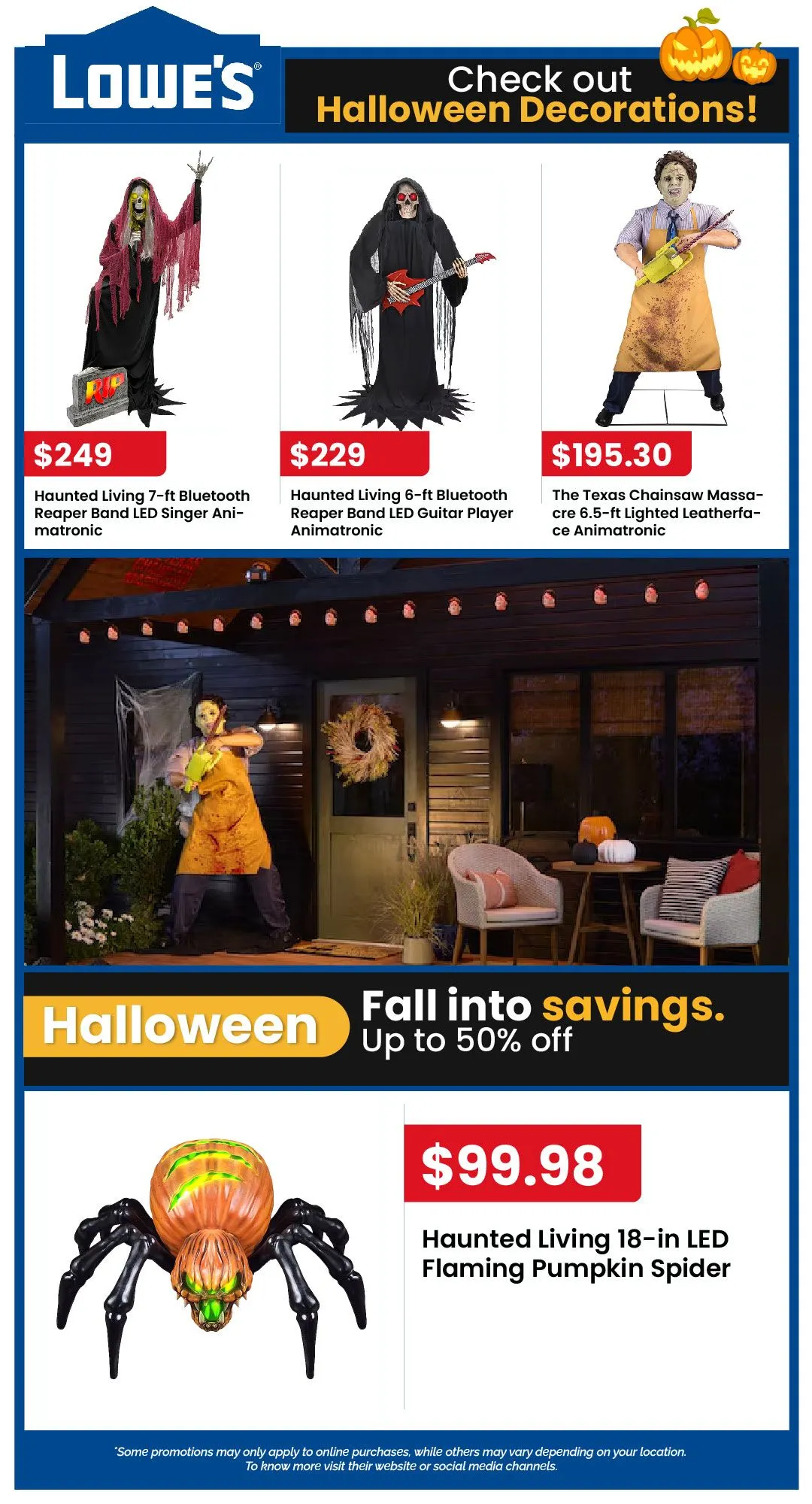 Weekly ad Lowe's Halloween sales from September 27 to October 31 2024 - Page 3
