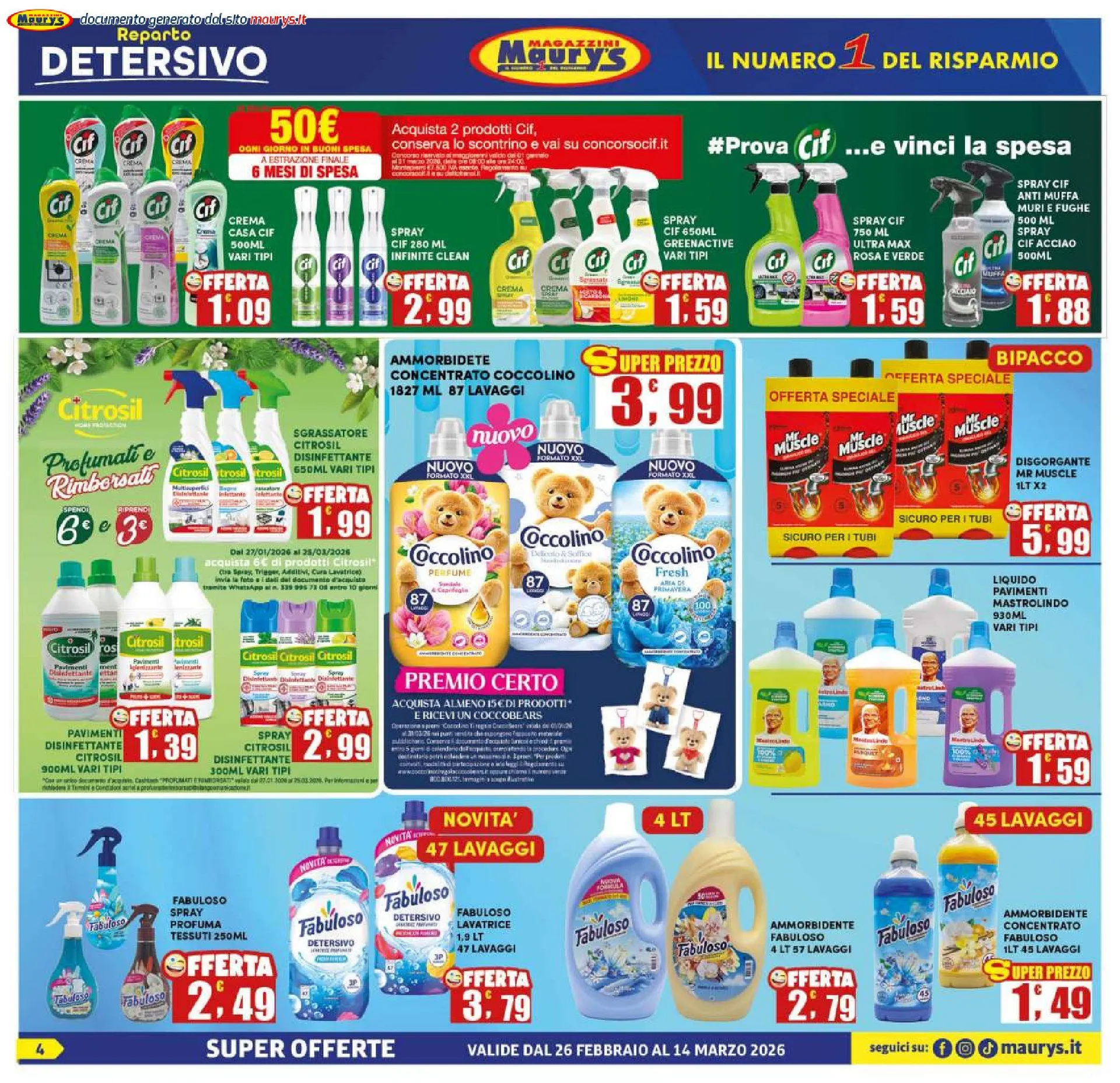 Maury s Vokantino da 26 febbraio a 15 marzo di 2026 - Pagina del volantino 4