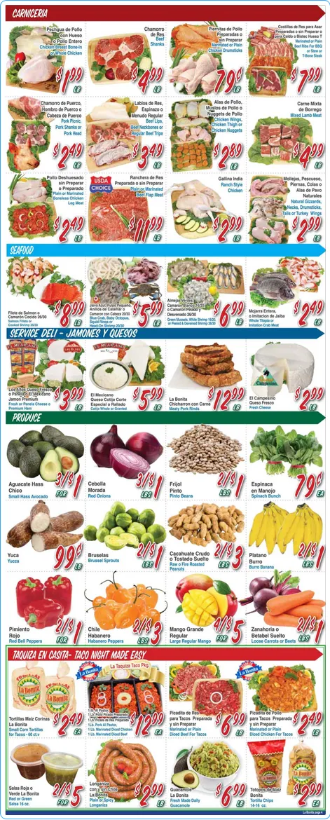 Weekly ad La Bonita Supermarkets Sales from March 4 to March 10 2026 - Page 4