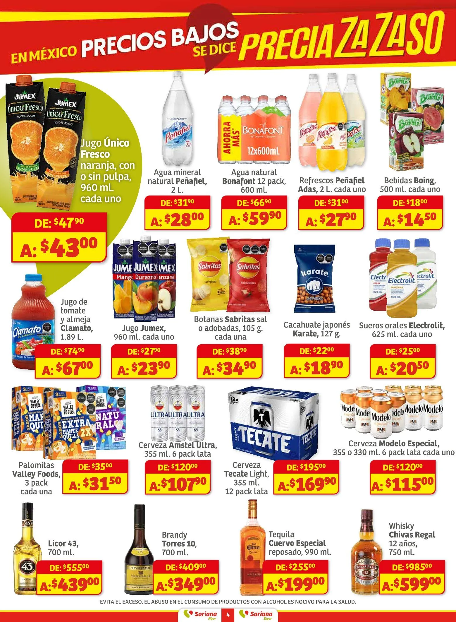 Catálogo de Soriana Ofertas 28 de agosto al 10 de septiembre 2025 - Pagina 4