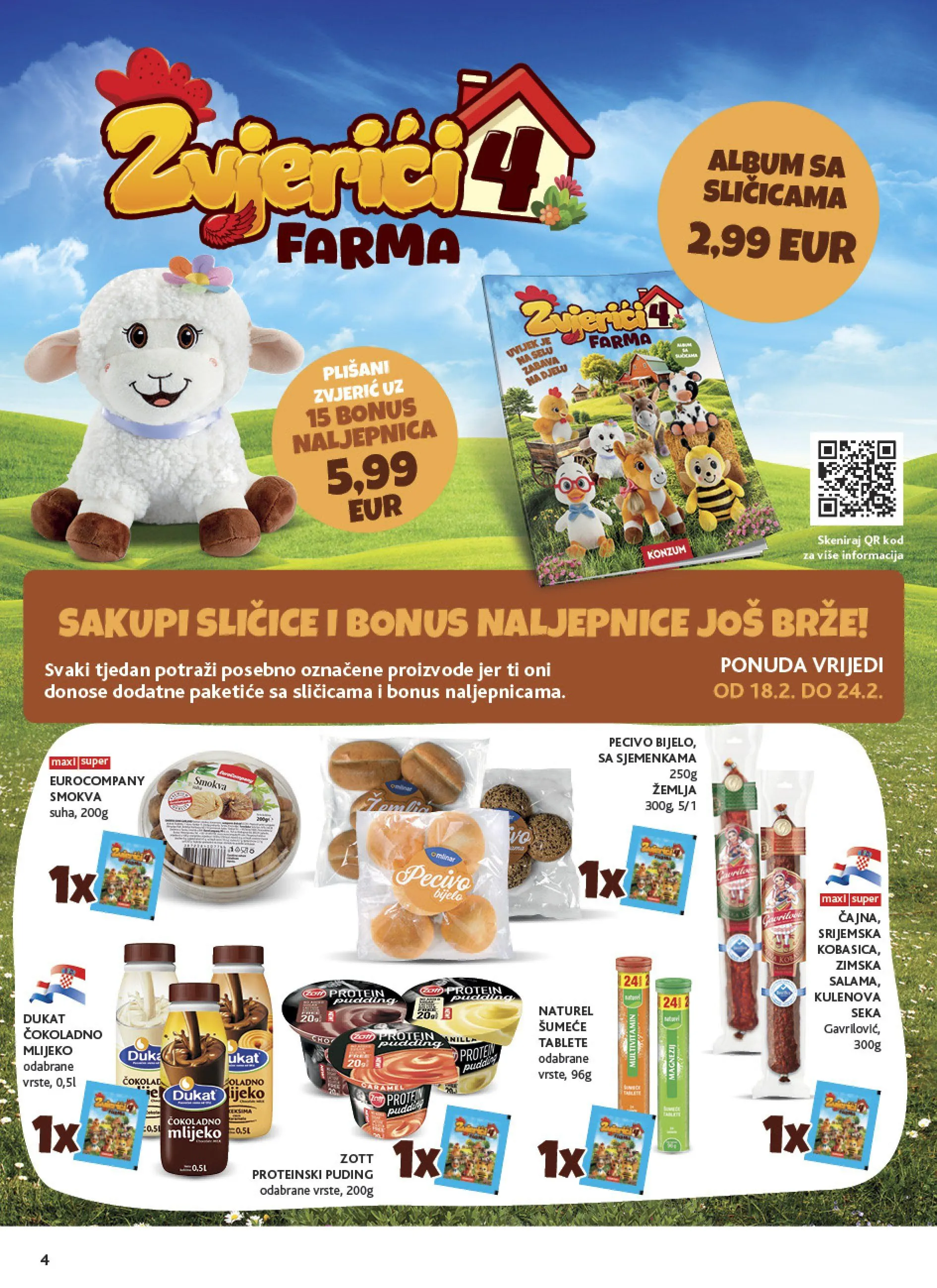 Katalog Konzum od 18. veljače do 24. veljače 2026. - Pregled Stranica 4
