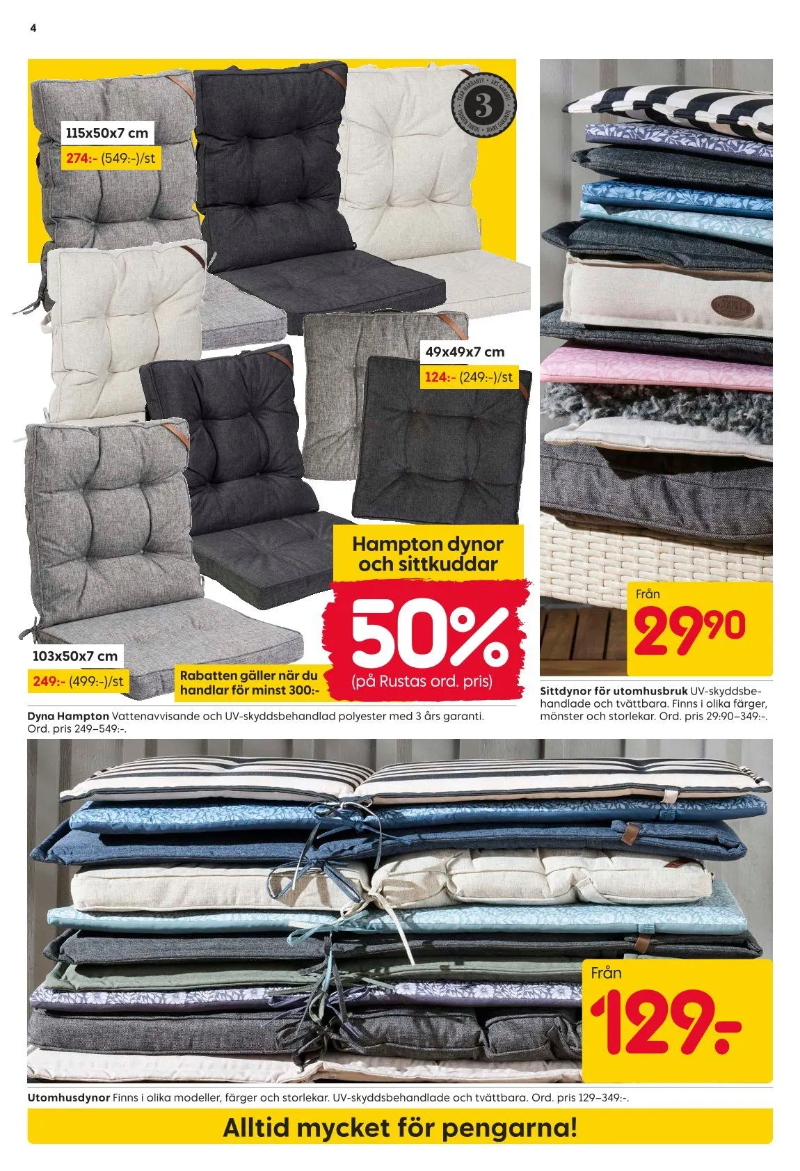 Rusta Erbjudanden från 25 maj till 30 maj 2026 - Reklamblad sidor 4