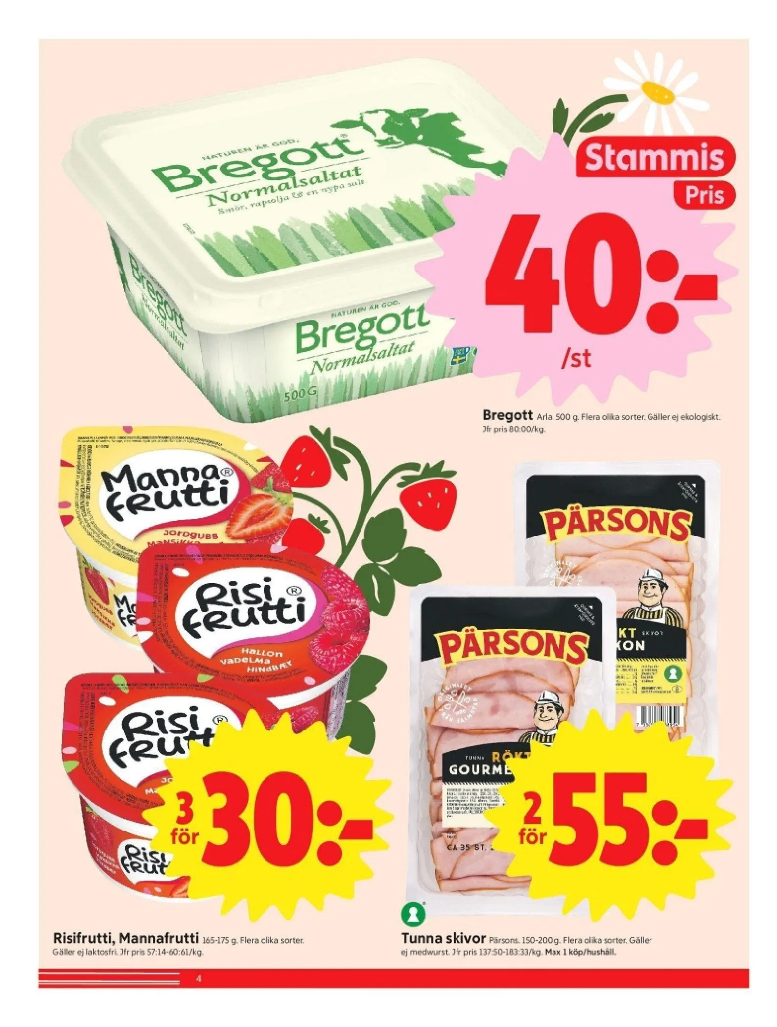 ICA från 29 juni till 12 juli 2026 - Reklamblad sidor 4