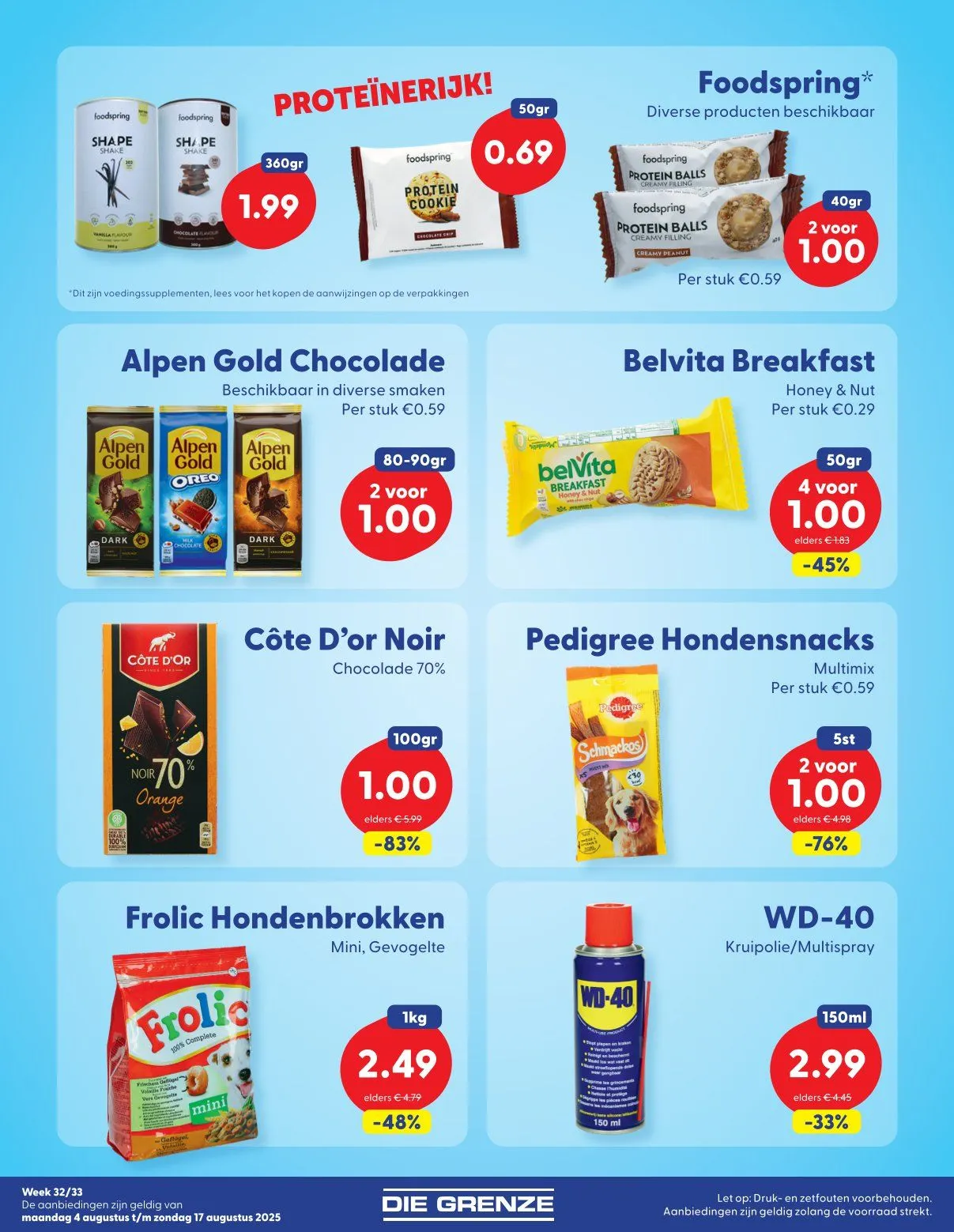 Die Grenze Aanbiedingen van 4 augustus tot 17 augustus 2025 - Folder pagina 4