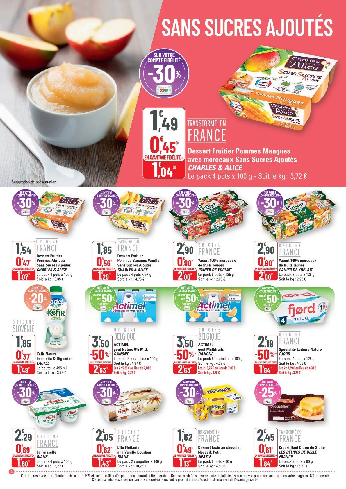 G20 Supermarchés Catalogue du 17 juin au 28 juin 2026 - Catalogue page 4