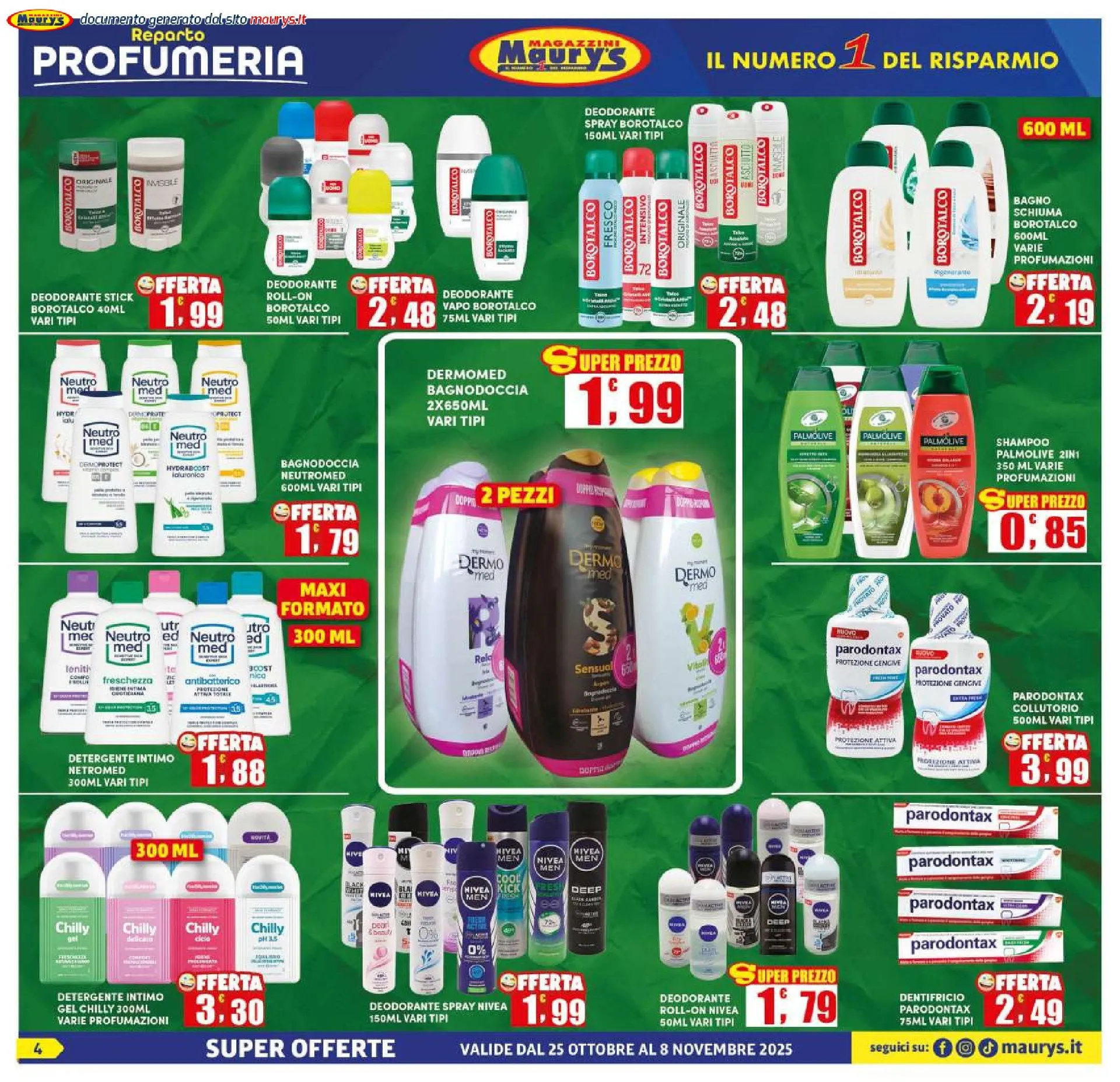 Maury's Volantino da 25 ottobre a 8 novembre di 2025 - Pagina del volantino 4