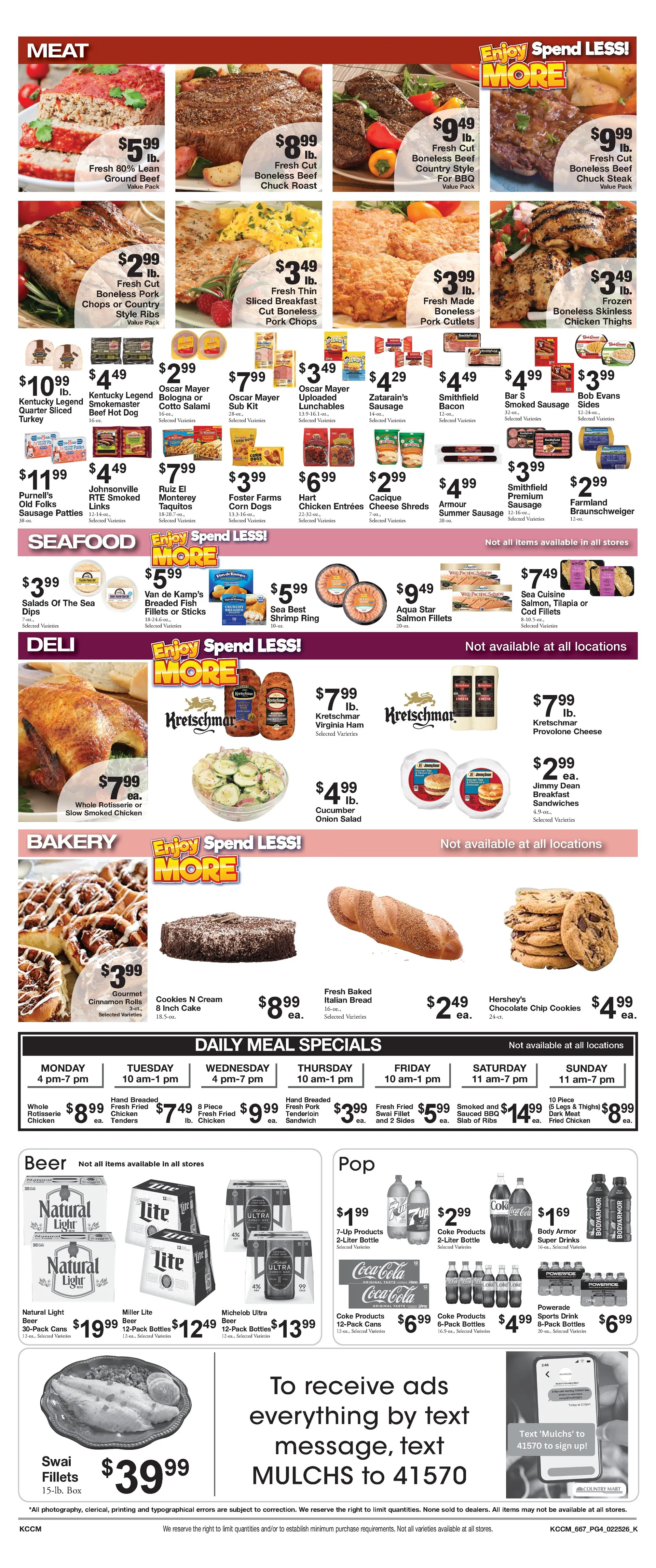 Weekly ad  Country Mart Sales from February 24 to March 2 2026 - Page 4
