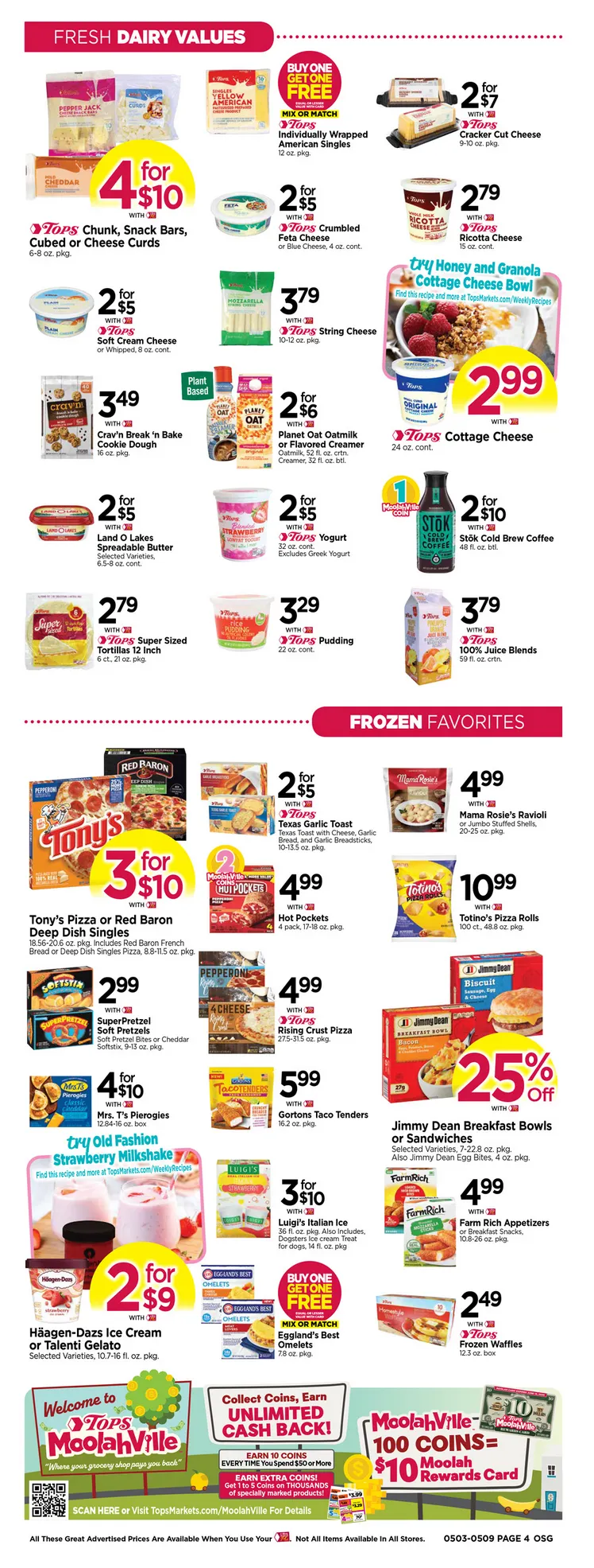 Weekly promotion Tops Friendly Markets Sales spanning from May 3 to May 9 2026 - Page 4 for Catalogue 365