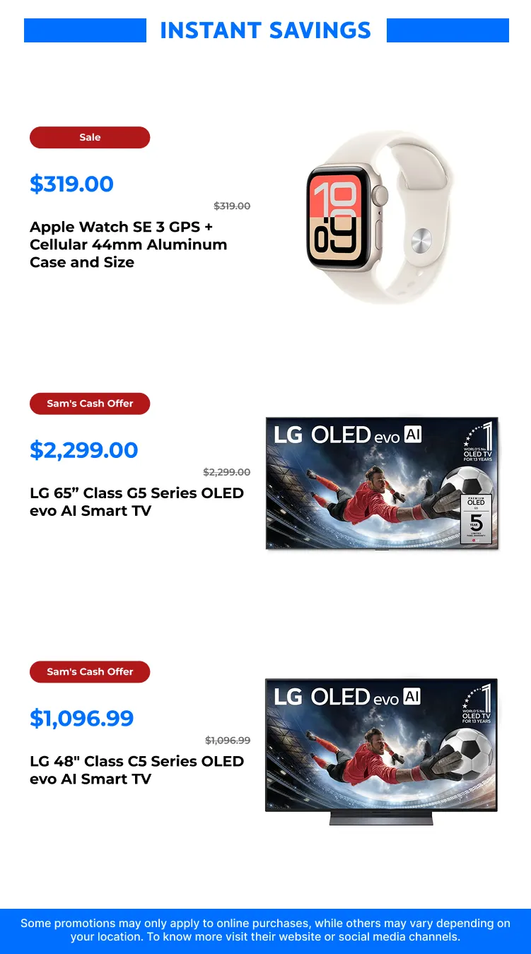 Weekly ad  Sam's Club Sales from July 6 to July 25 2026 - Page 4