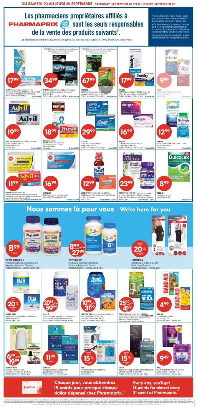 Pharmaprix flyers from September 20 to September 25 2025 - flyer page 4