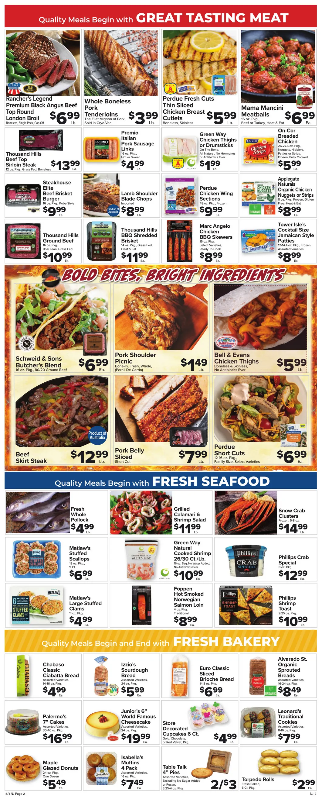 Weekly promotion Foodtown Sales spanning from May 1 to May 7 2026 - Page 4 for Catalogue 365