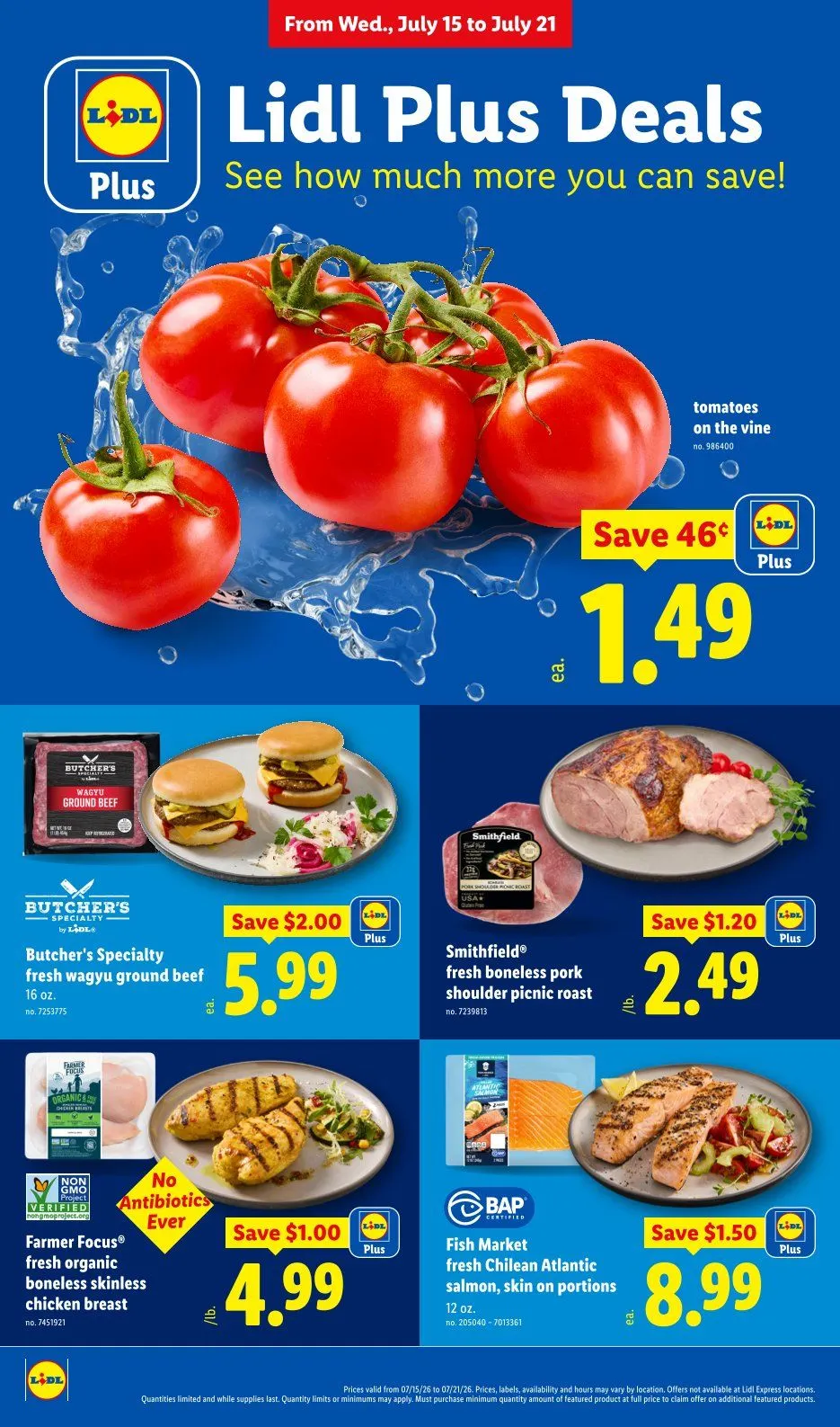Weekly promotion Lidl Sales spanning from July 15 to July 21 2026 - Page 4 for Catalogue 365