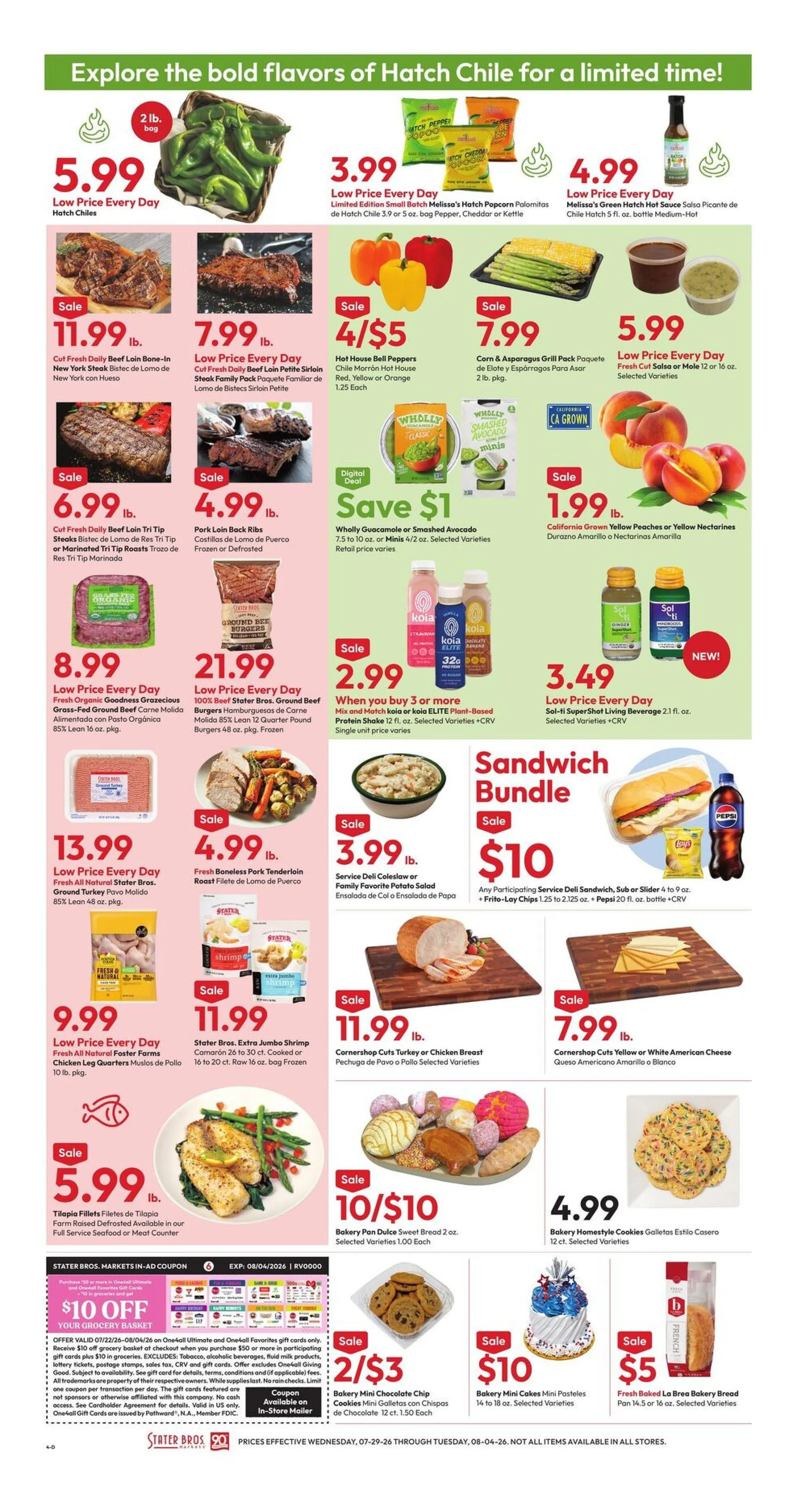 Weekly ad Stater Bros. Sales from July 29 to August 4 2026 - Page 4