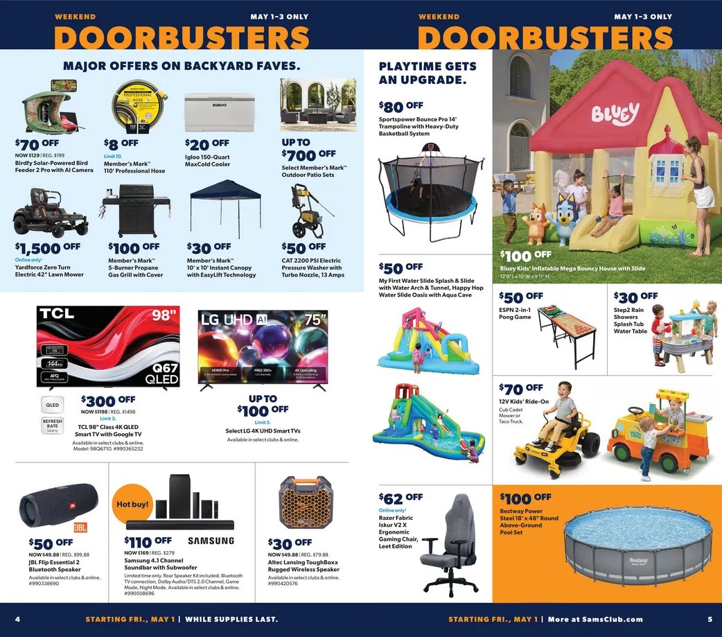 Weekly ad Sam ´s club Sales from April 1 to May 31 2026 - Page 4