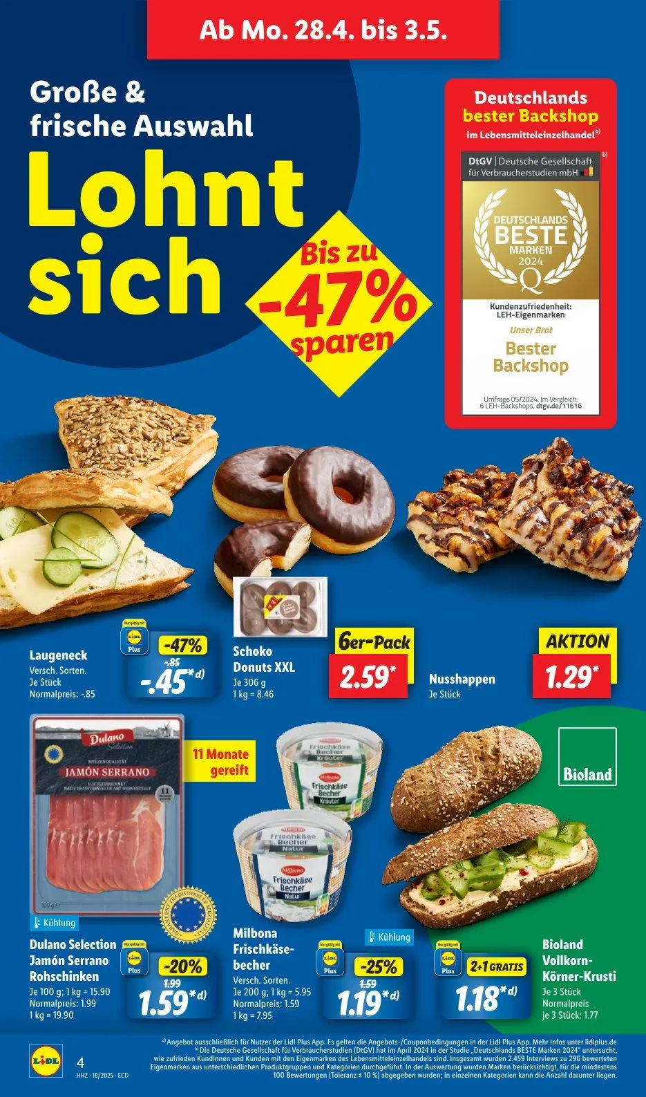 Lidl Prospekt von 28. April bis 3. Mai 2025 - Prospekt seite 4