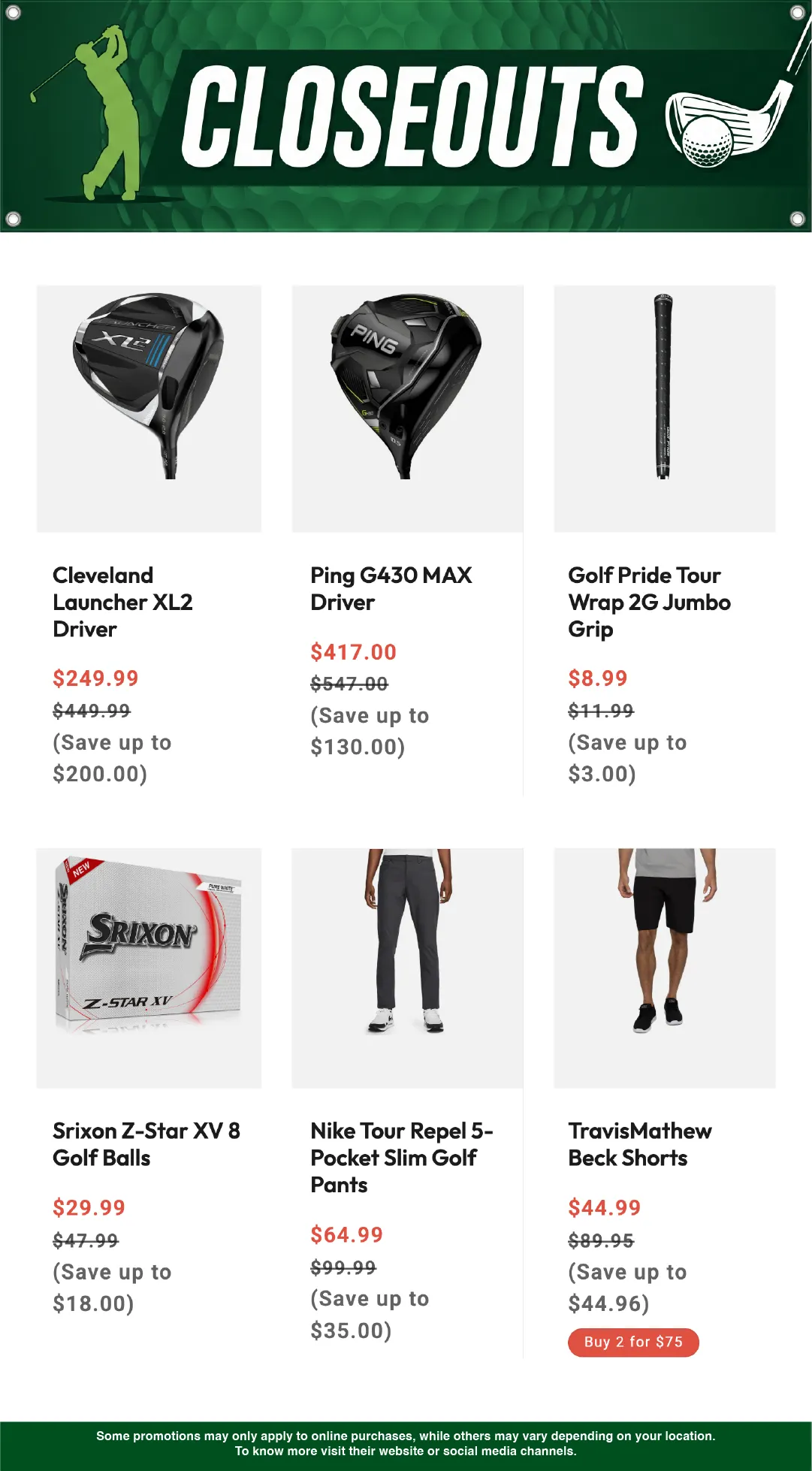 Weekly ad Golf Discount Sales from February 18 to March 4 2026 - Page 3