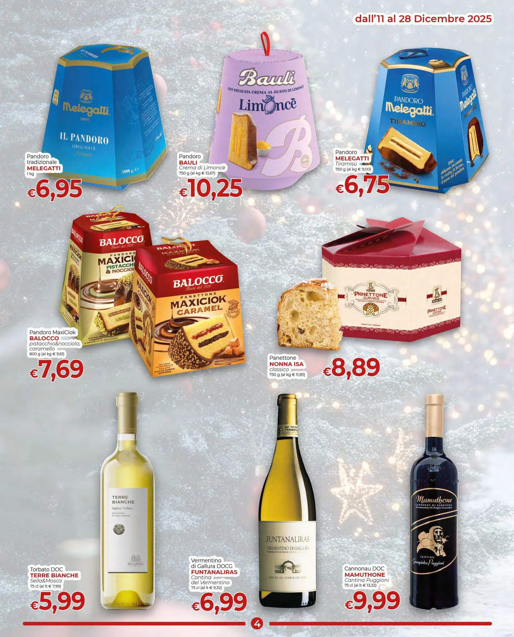 Supermercati Nonna Isa Volantino da 11 dicembre a 28 dicembre di 2025 - Pagina del volantino 4