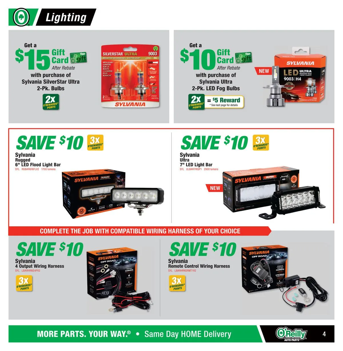 Weekly ad O'Reilly Auto Parts Sales from October 29 to November 25 2025 - Page 4