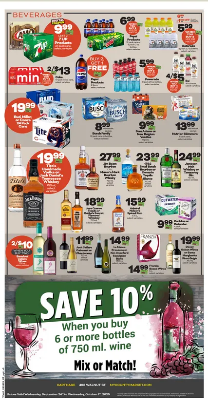 Weekly ad County Market Sales from September 24 to October 1 2025 - Page 4