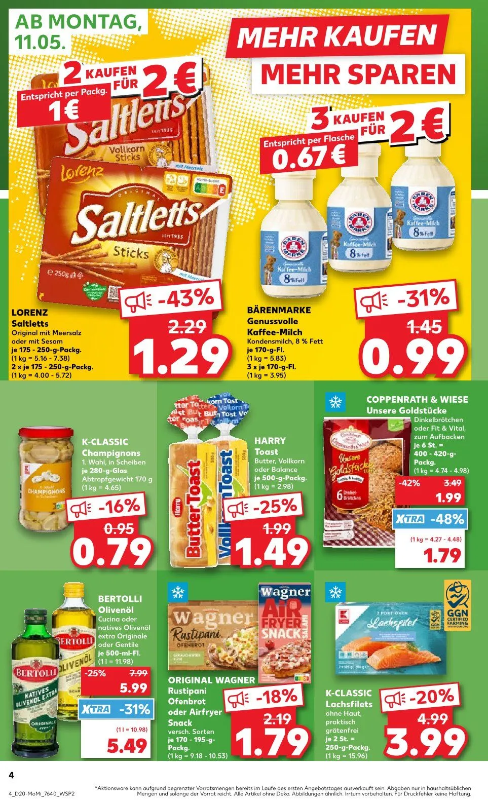 Kaufland Prospekte von 11. Mai bis 13. Mai 2026 - Prospekt seite 4