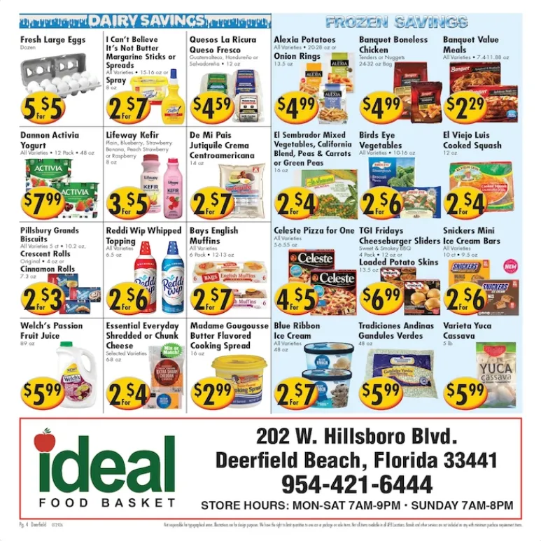 Weekly ad Ideal Food Basket Sales from July 29 to August 4 2026 - Page 4