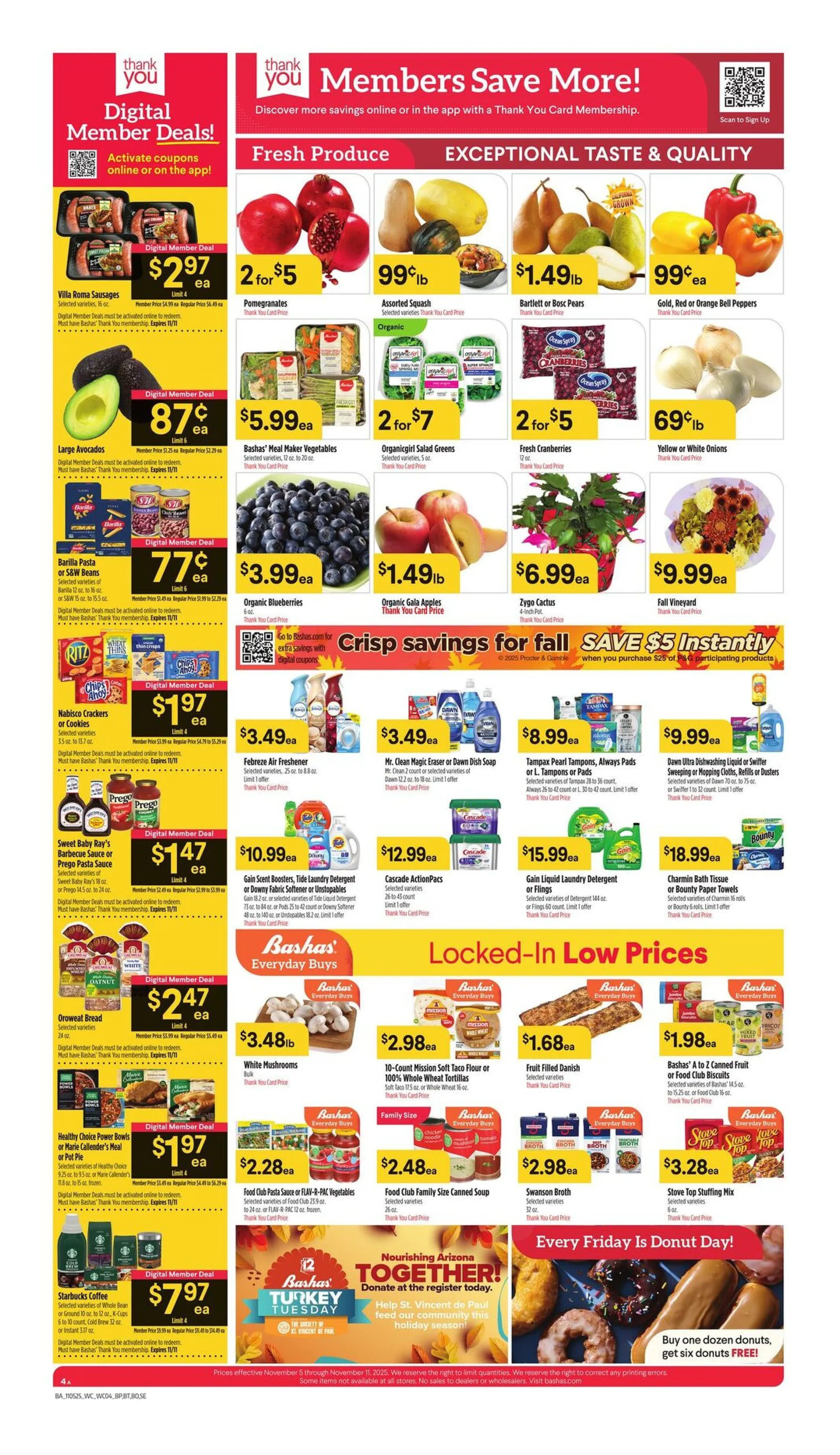 Weekly ad Bashas Salesbashas from November 5 to November 11 2025 - Page 4