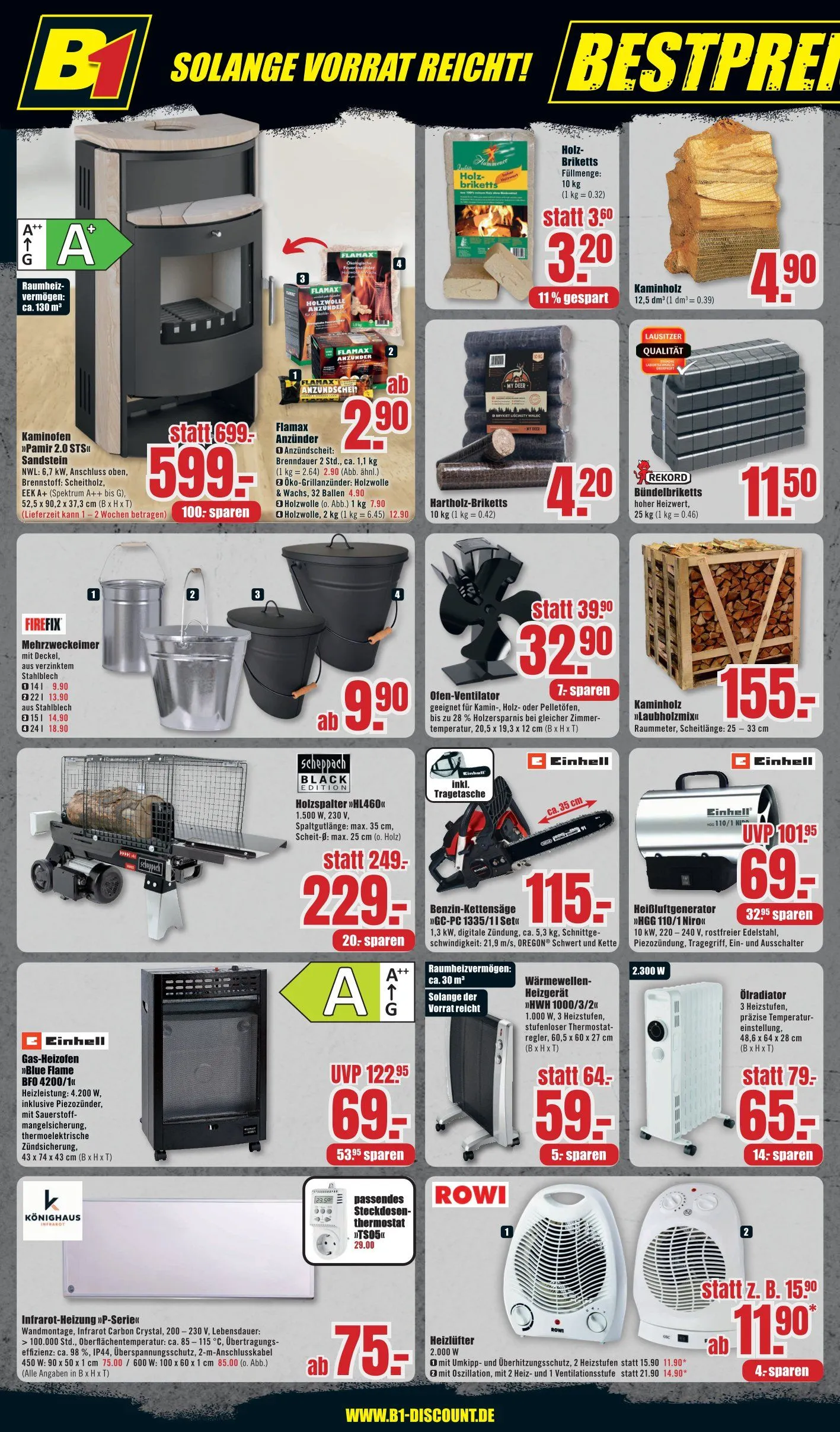 Prospekt B1 Discount Baumarkt von 27. September bis 2. Oktober 2025 - Prospekt seite 4