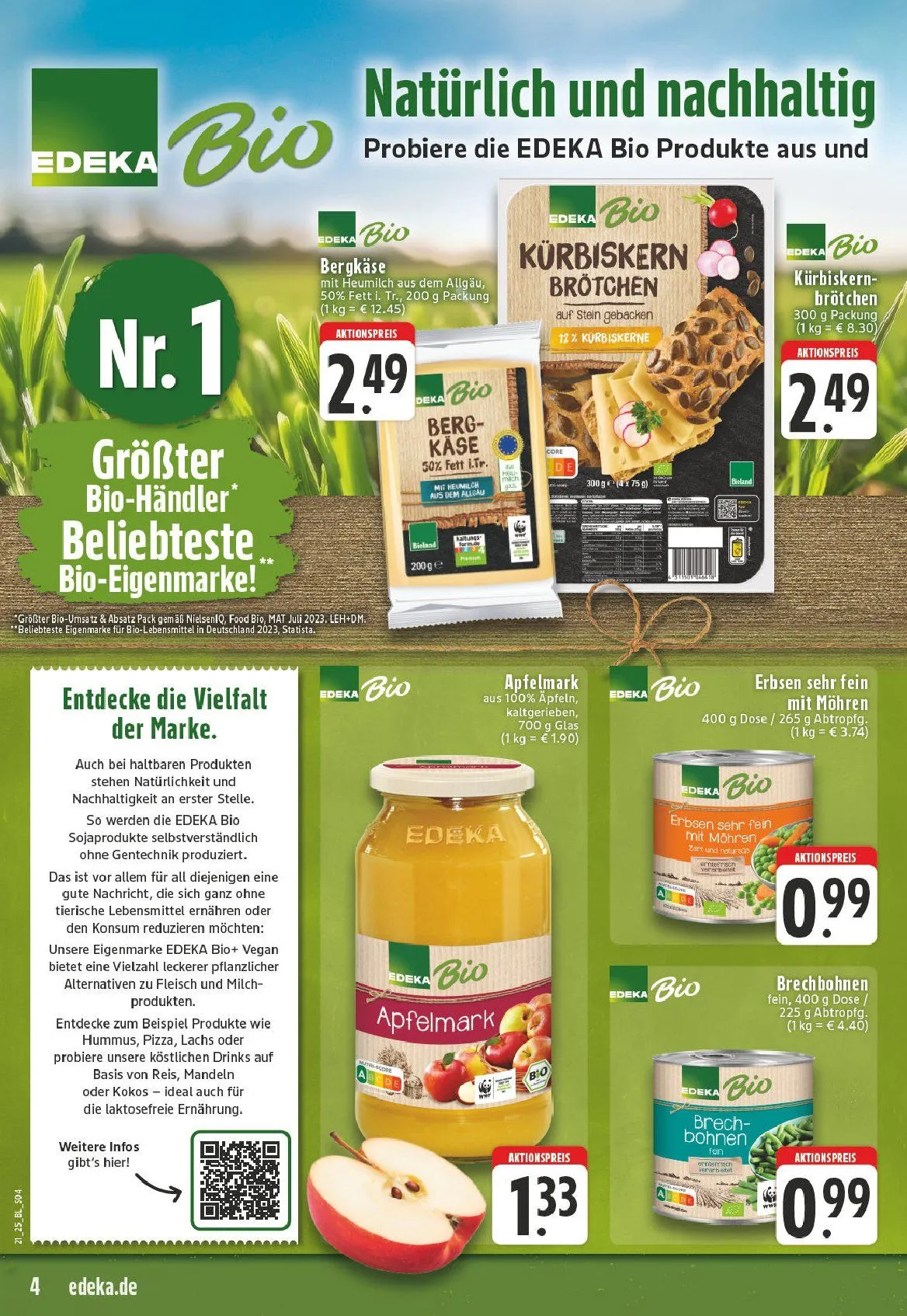 Edeka Prospekt von 19. Mai bis 24. Mai 2025 - Prospekt seite 4