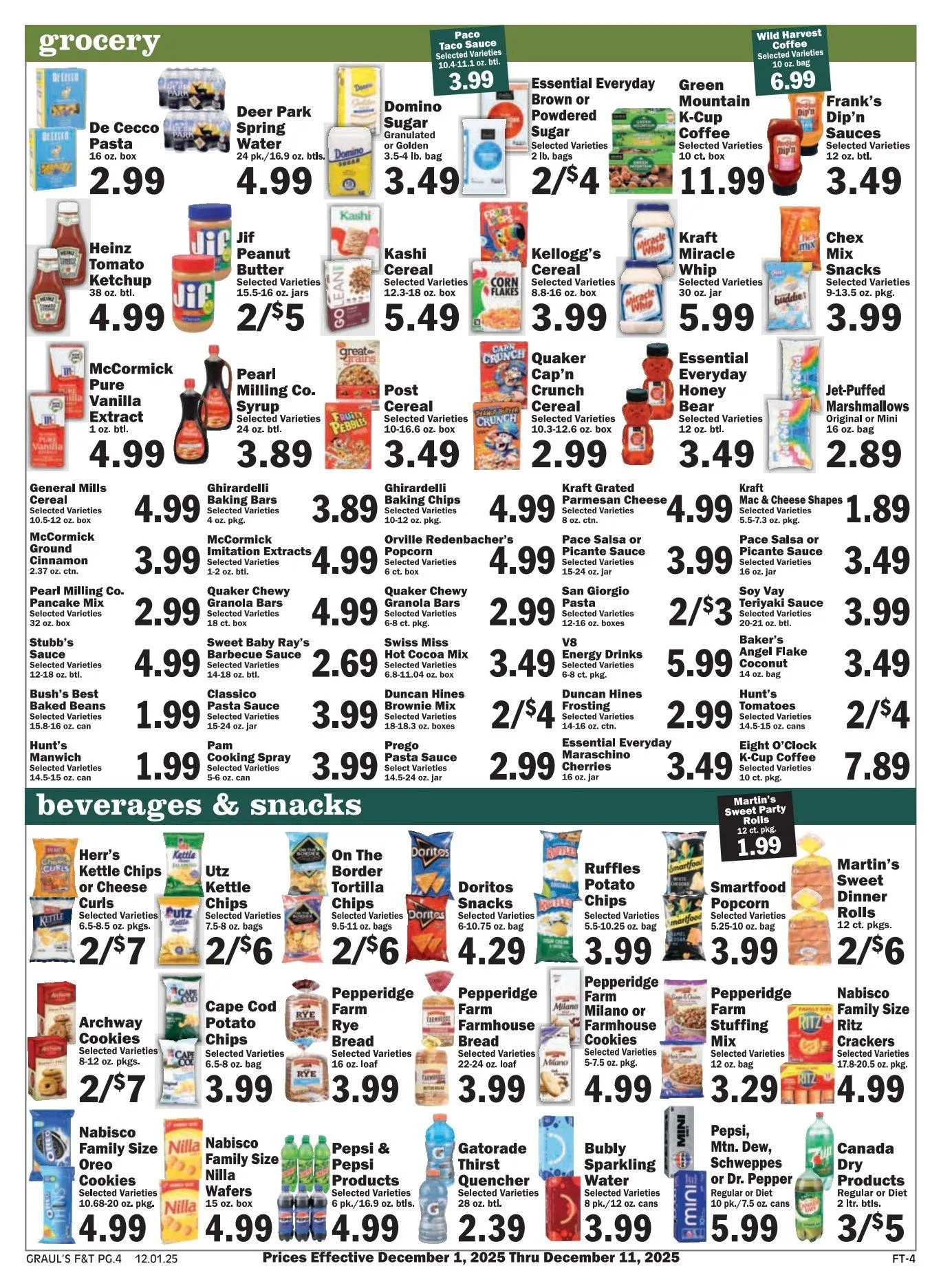 Weekly ad Graul's Market Sales from December 1 to December 11 2025 - Page 4