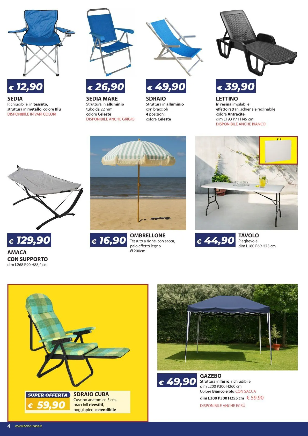 Volantini Bricocasa da 3 luglio a 27 luglio di 2025 - Pagina del volantino 4