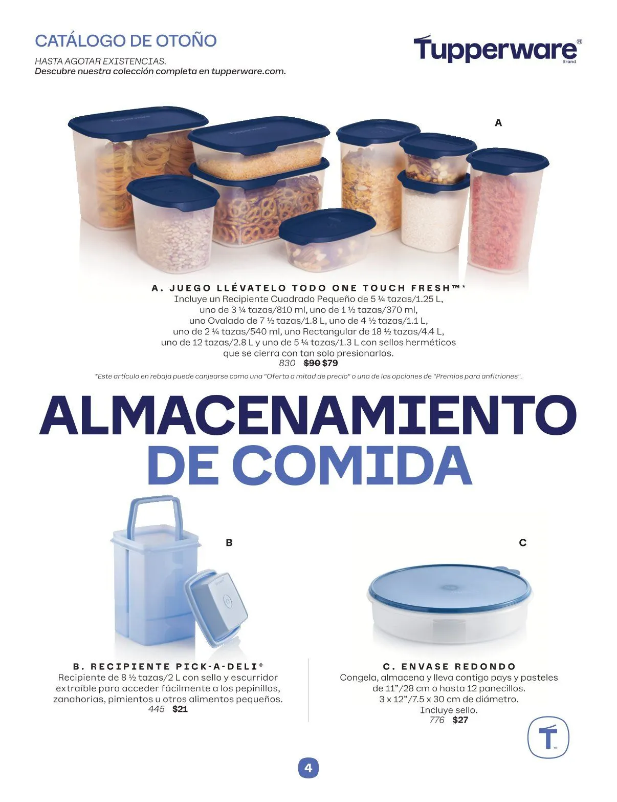 Catálogo de Tupperware  ofertas 1 de septiembre al 31 de diciembre 2025 - Pagina 4