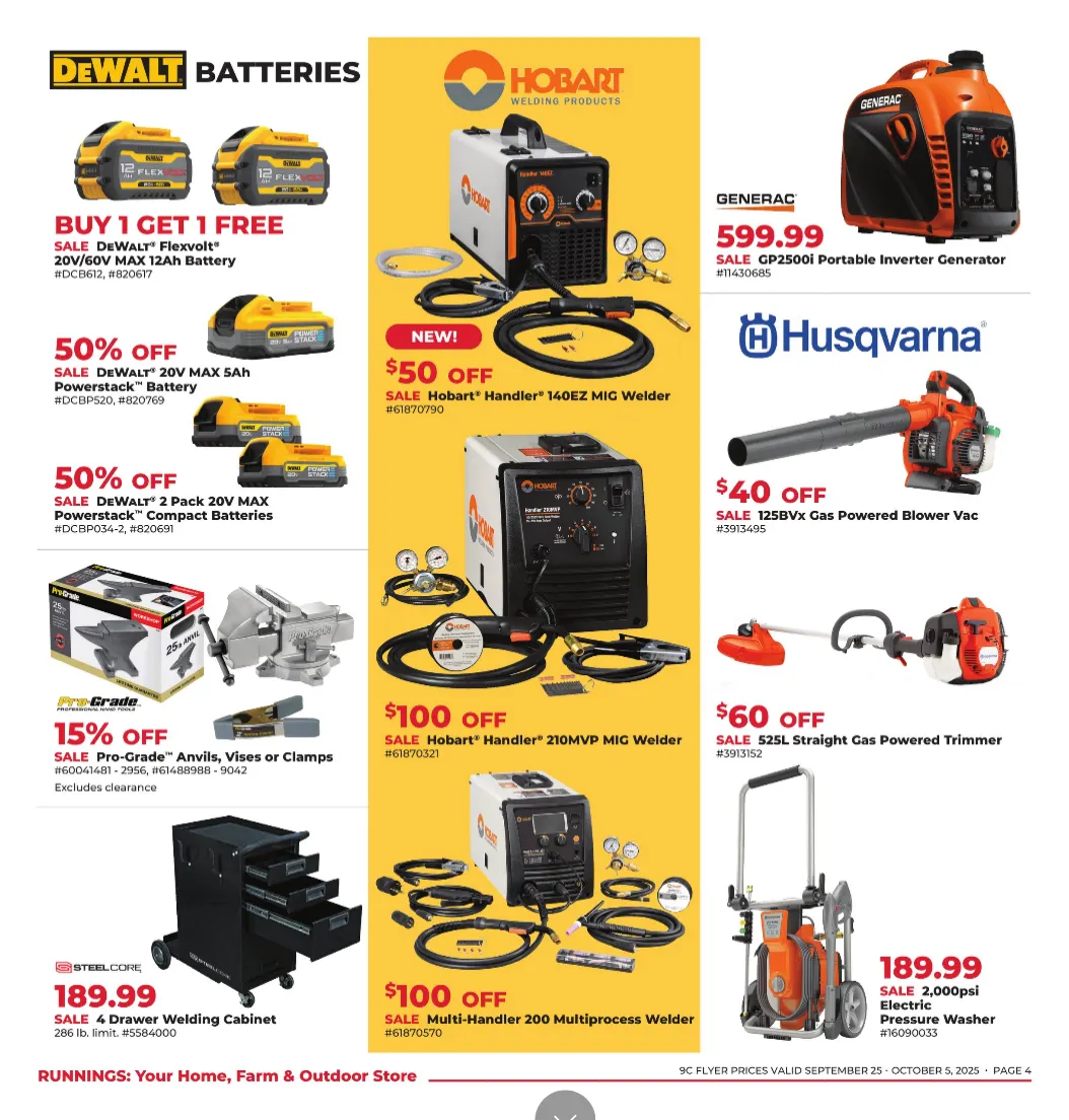 Weekly ad Runnings Sales from September 25 to October 5 2025 - Page 4