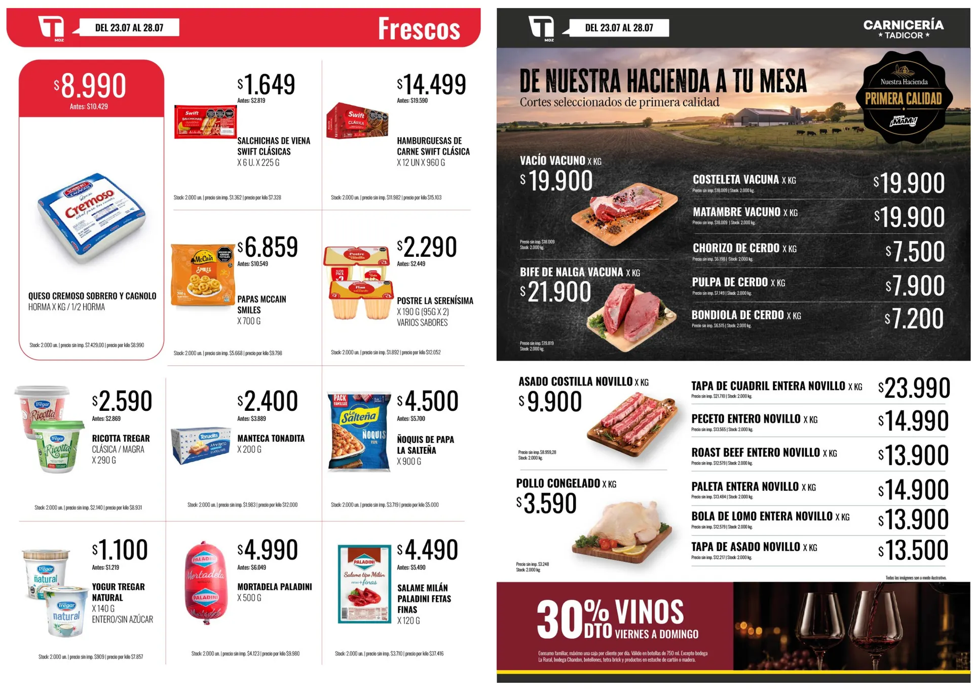 Ofertas de Supermercados Tadicor 23 de julio al 28 de julio 2026 - Página 4 del catálogo