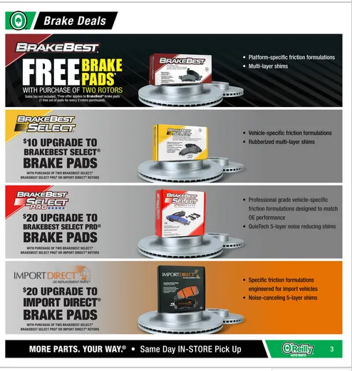 Weekly promotion O'Reilly Auto Parts Sales spanning from November 26 to December 2 2025 - Page 4 for Catalogue 365