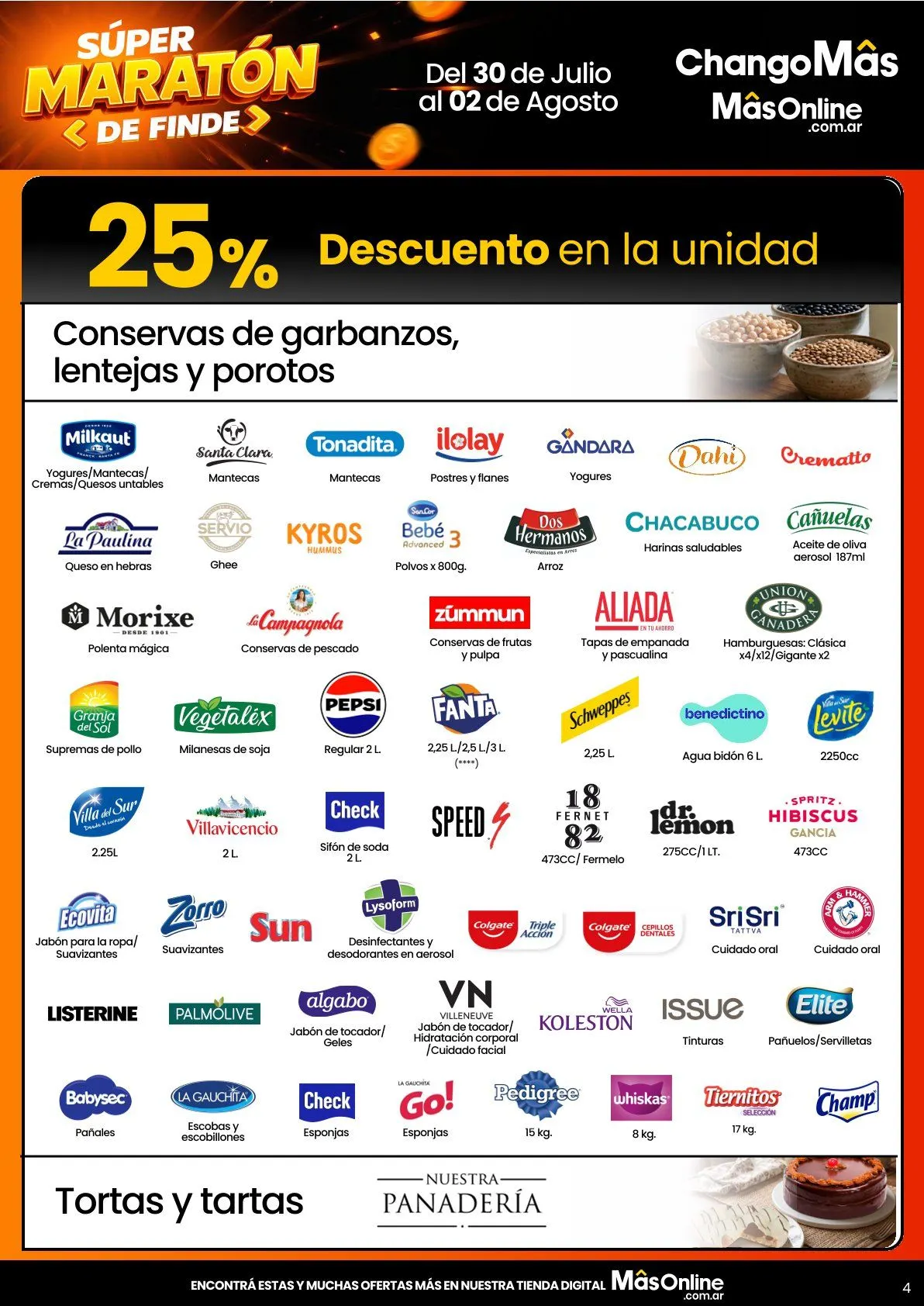 Ofertas de Changomas Ofertas 30 de julio al 2 de agosto 2026 - Página 4 del catálogo