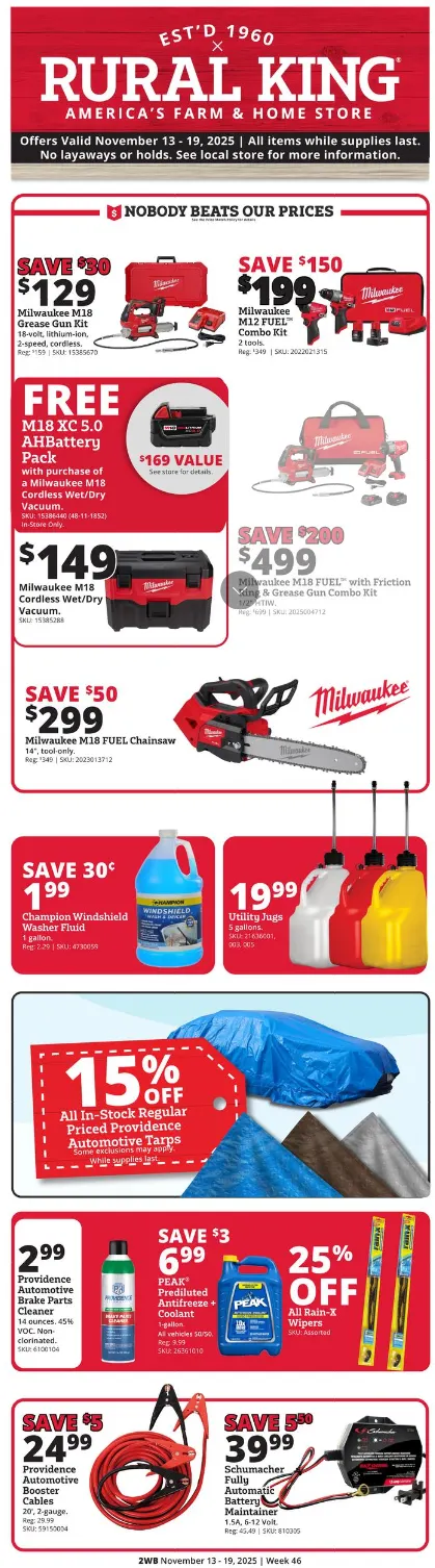 Weekly ad Rural King Sales from November 13 to November 19 2025 - Page 4
