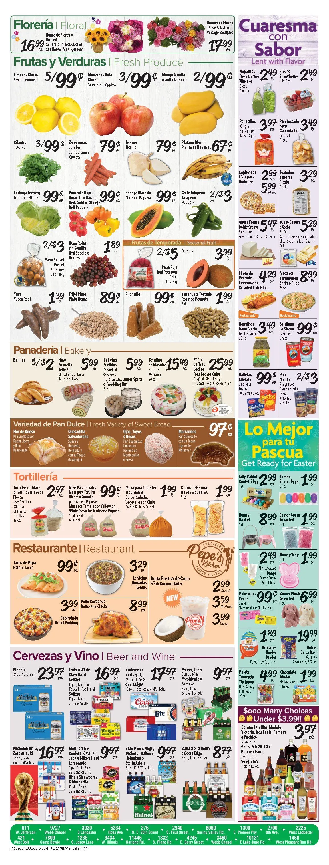 Weekly promotion Fiesta Mart Sales spanning from March 25 to March 31 2026 - Page 4 for Catalogue 365