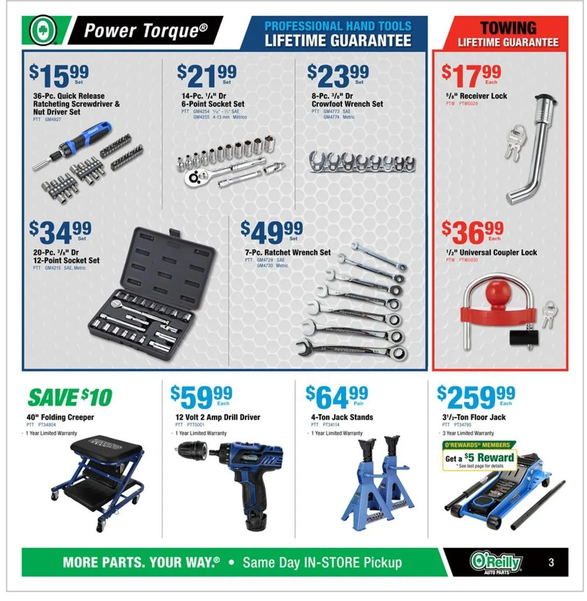 Weekly ad O'Reilly Auto Parts Sales from July 30 to August 27 2025 - Page 3