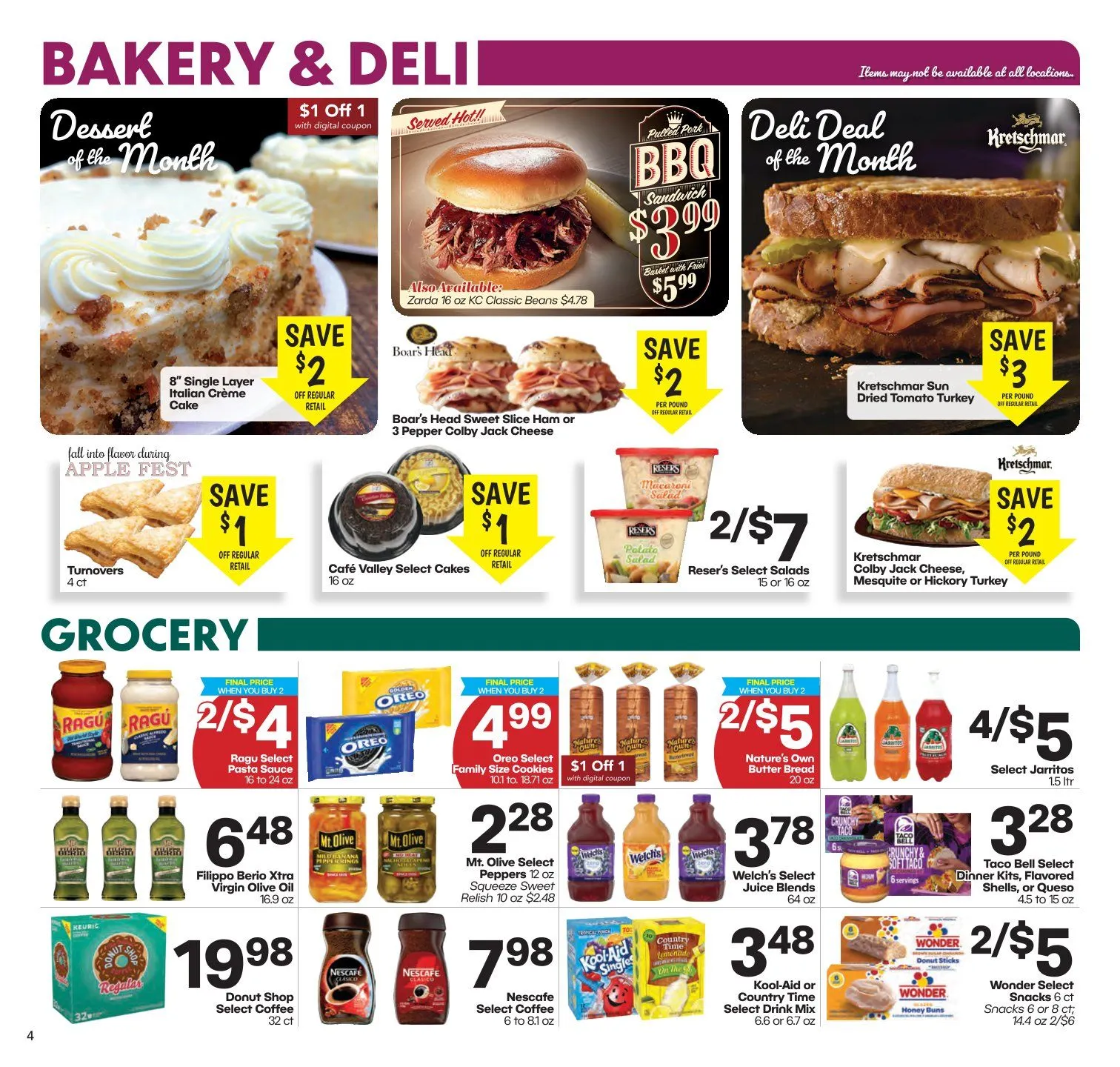 Weekly promotion Harps Foods Sales spanning from September 9 to September 16 2025 - Page 4 for Catalogue 365