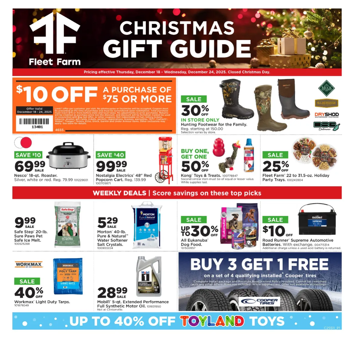Weekly ad Fleet Farm Sales from December 18 to December 24 2025 - Page 1