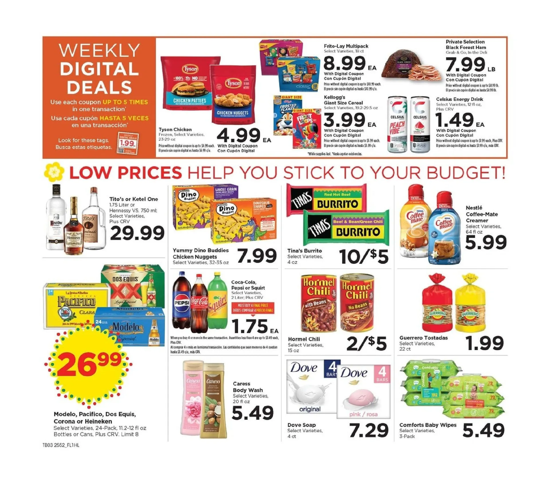 Weekly promotion Food 4 Less Sales spanning from January 28 to February 3 2026 - Page 4 for Catalogue 365