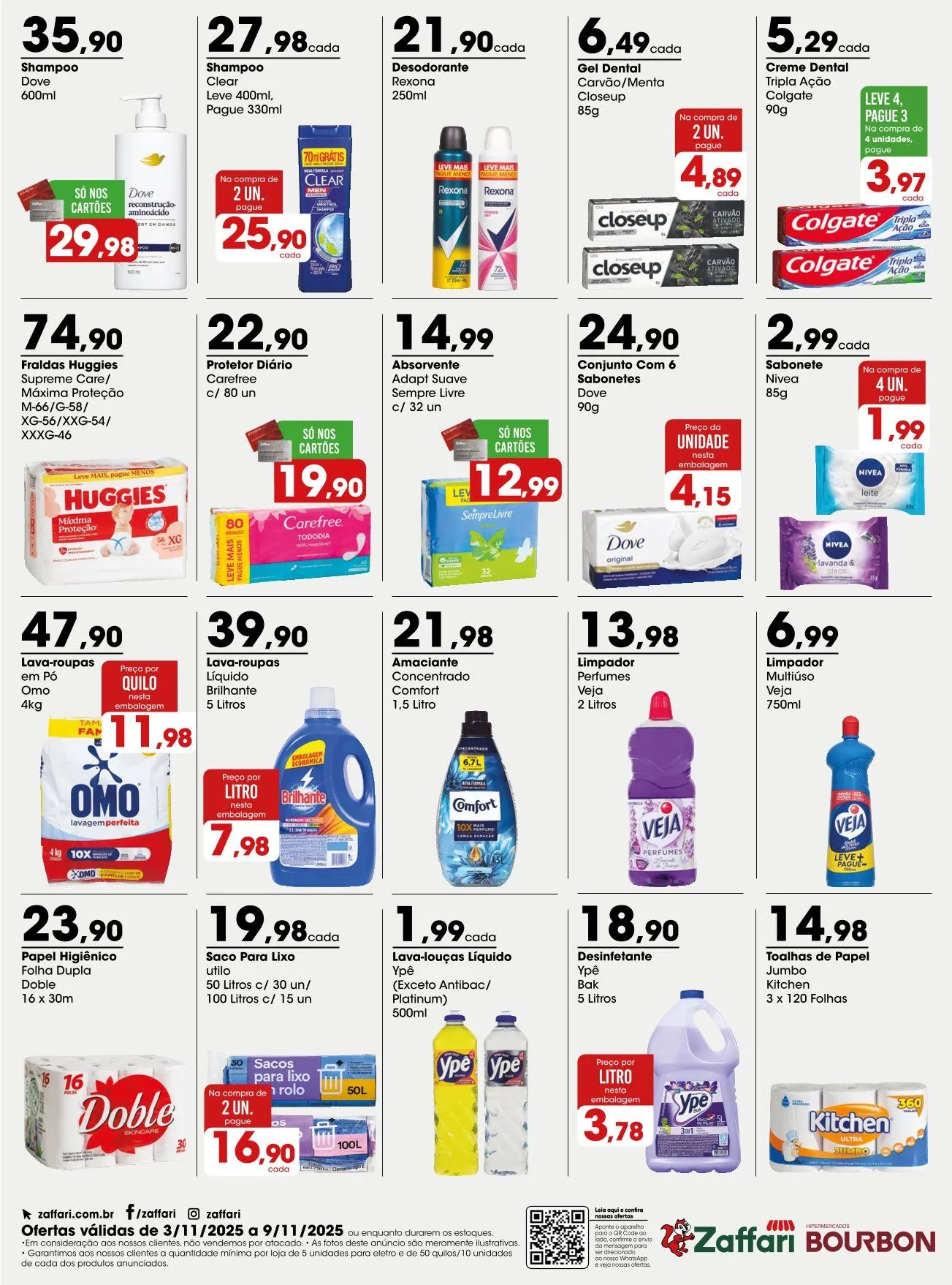 Encarte de Folhetos Záffari 3 de novembro até 9 de novembro 2025 - Pagina 4