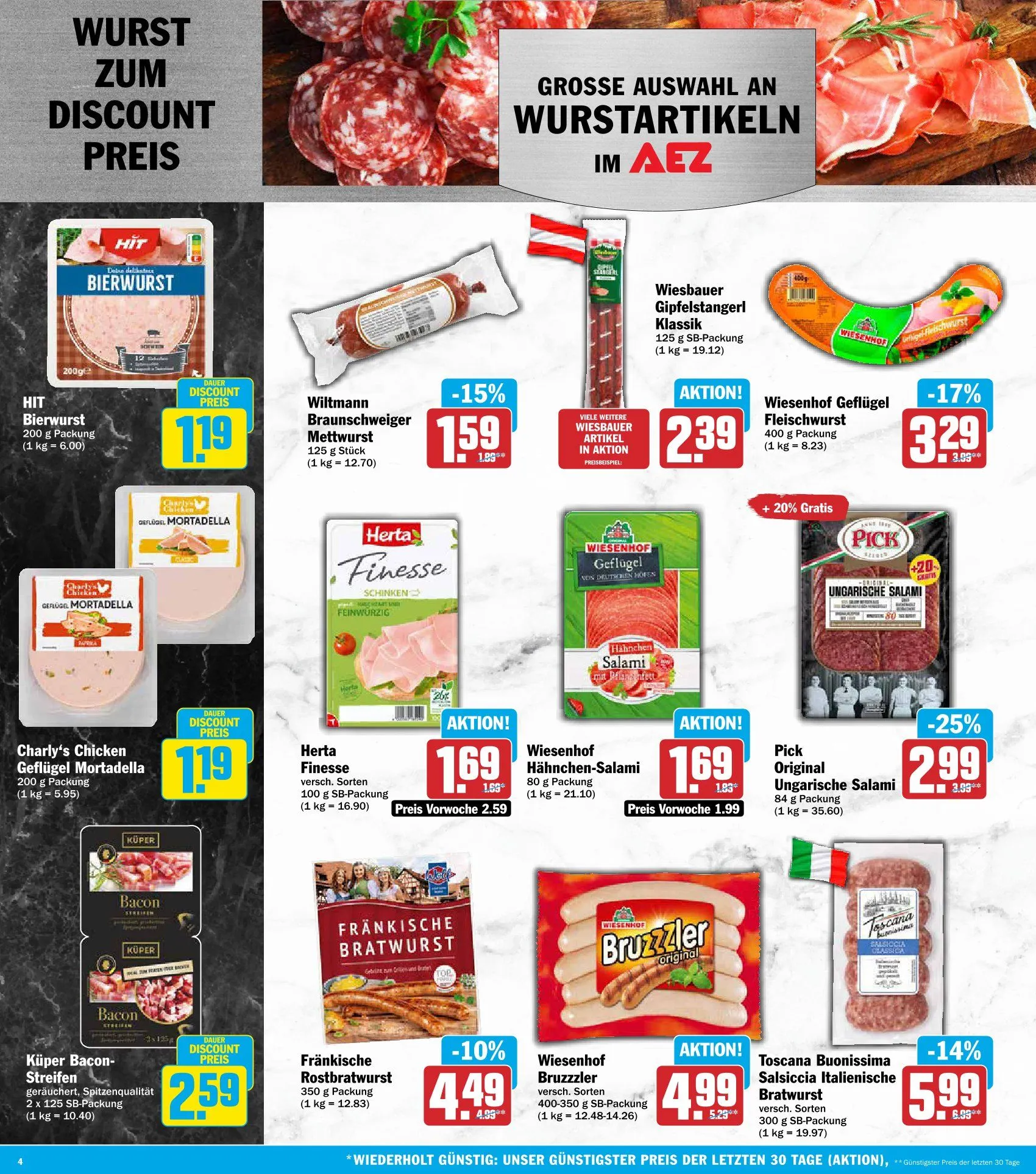 AEZ Angebote von 1. Juni bis 6. Juni 2026 - Prospekt seite 4